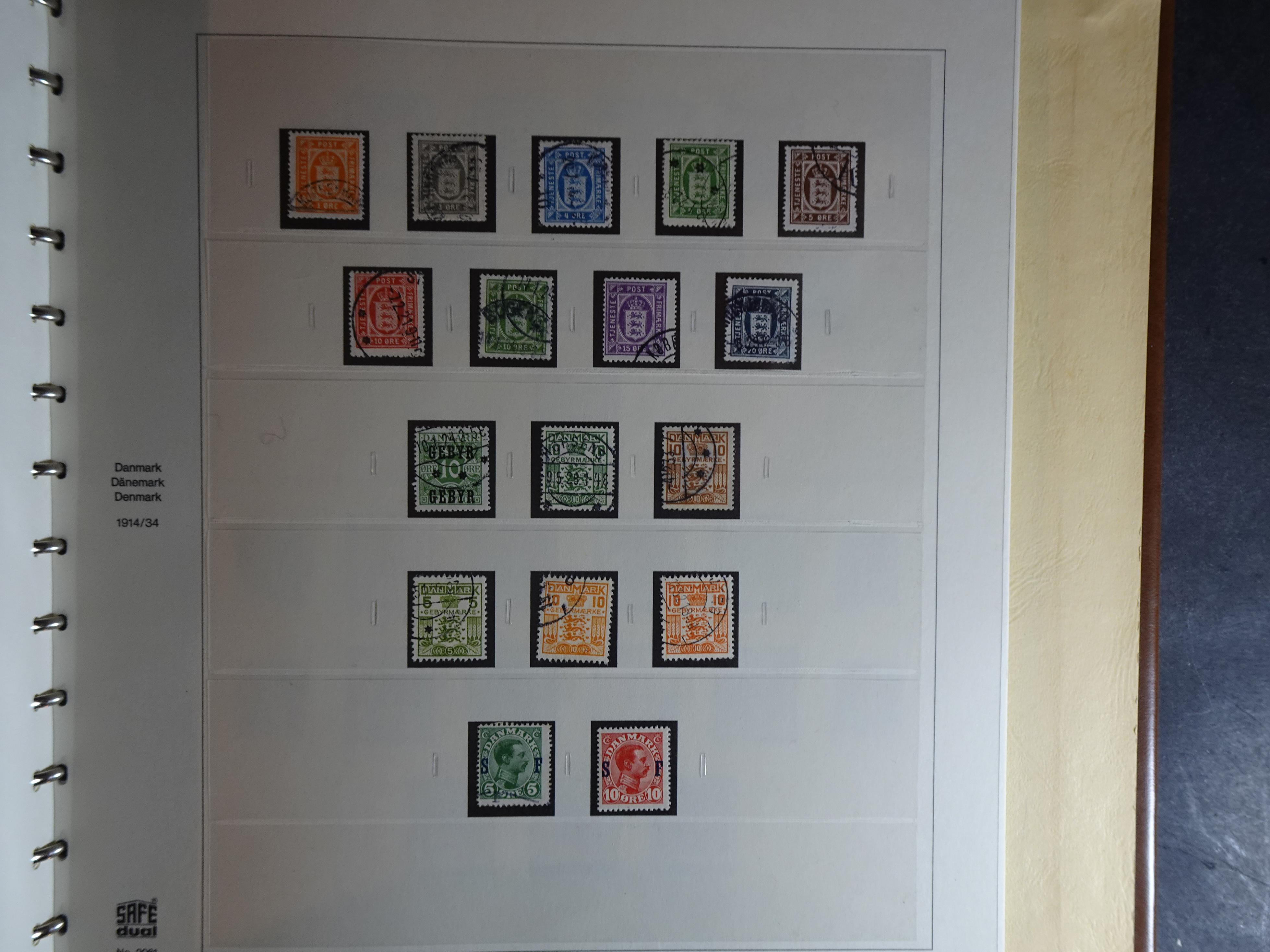 Verzameling 1851 - 1960 in Safe album incl. doubletten, flink cat waarde. 28