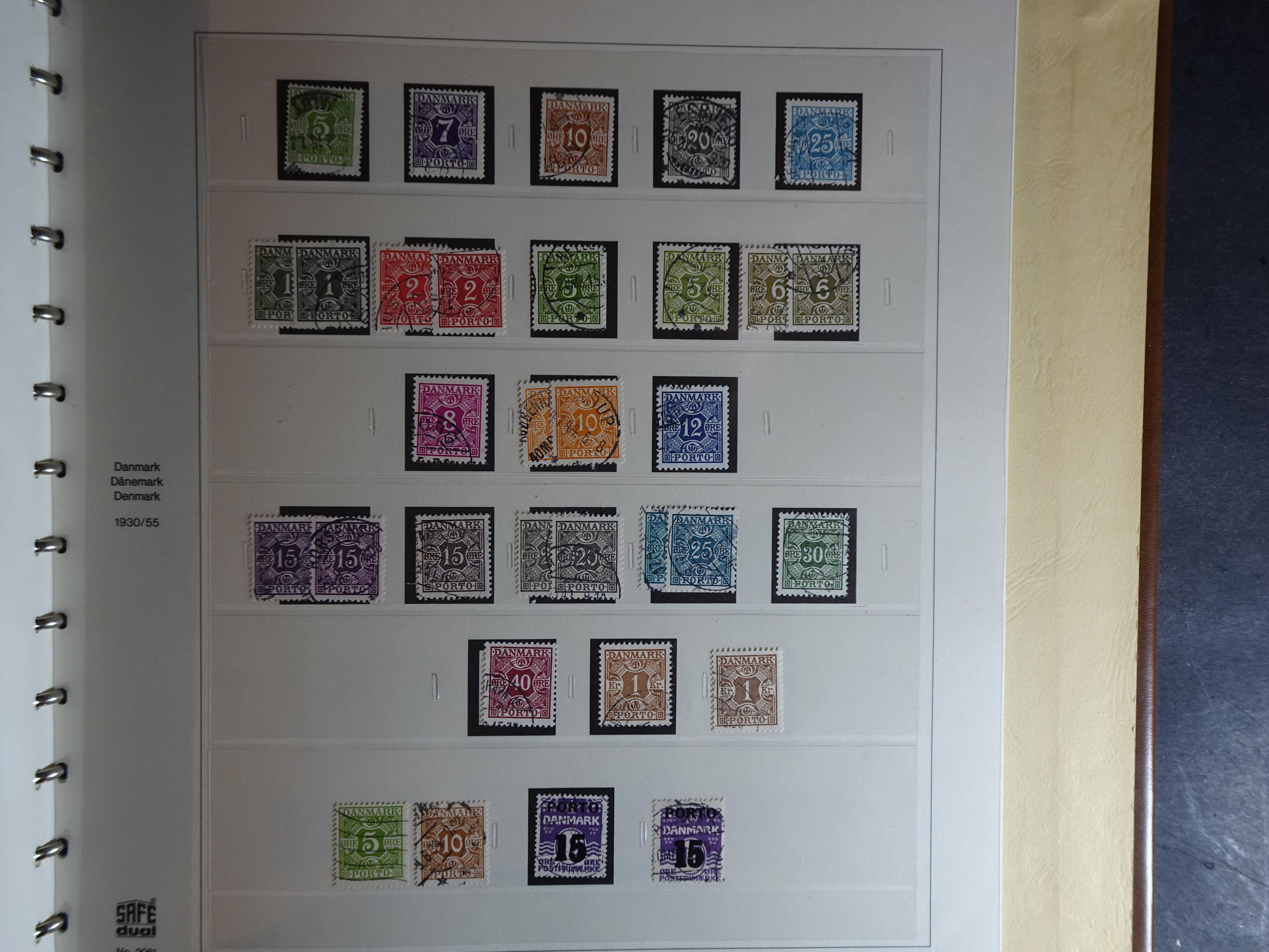 Verzameling 1851 - 1960 in Safe album incl. doubletten, flink cat waarde. 30