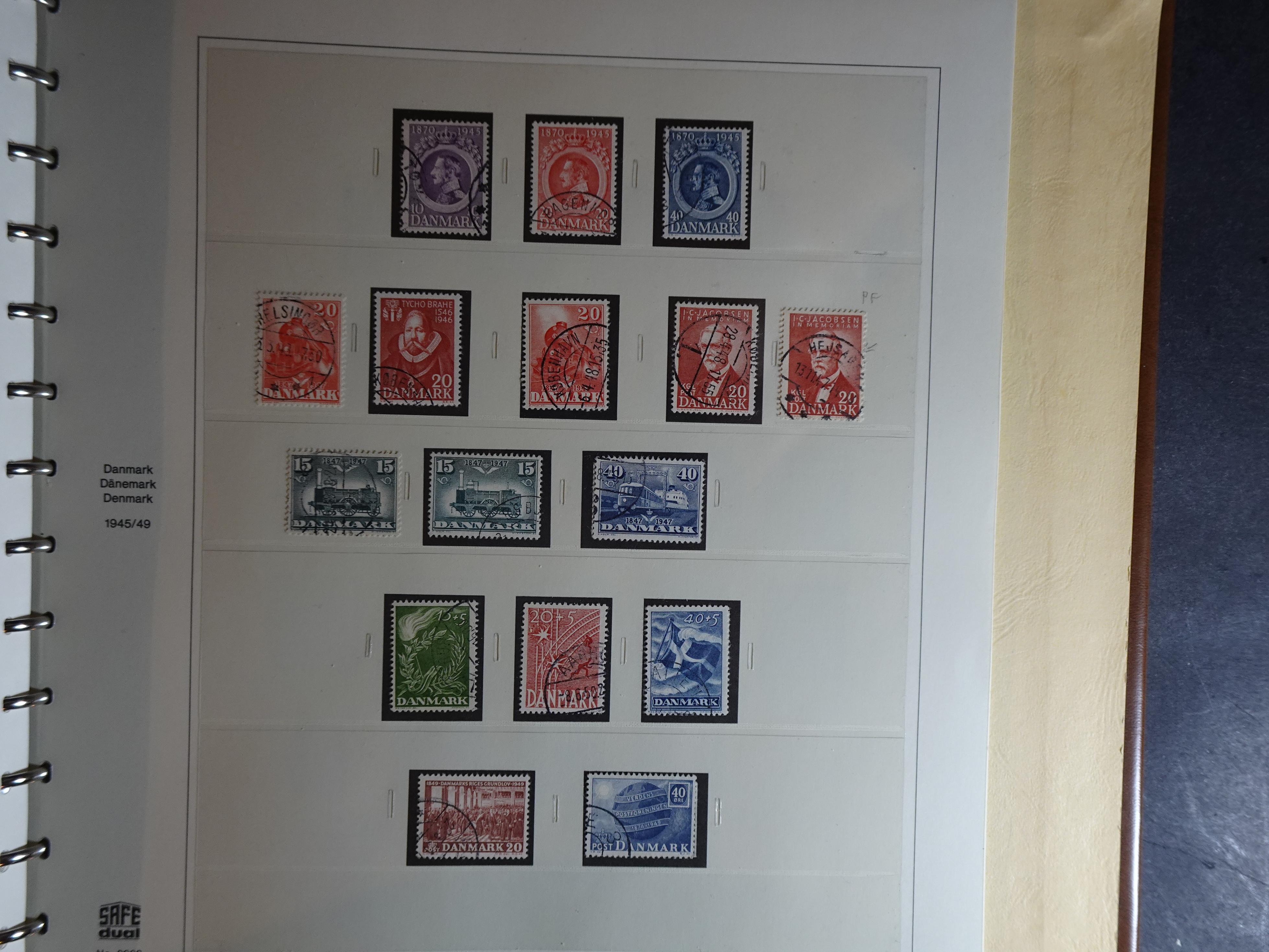 Verzameling 1851 - 1960 in Safe album incl. doubletten, flink cat waarde. 32