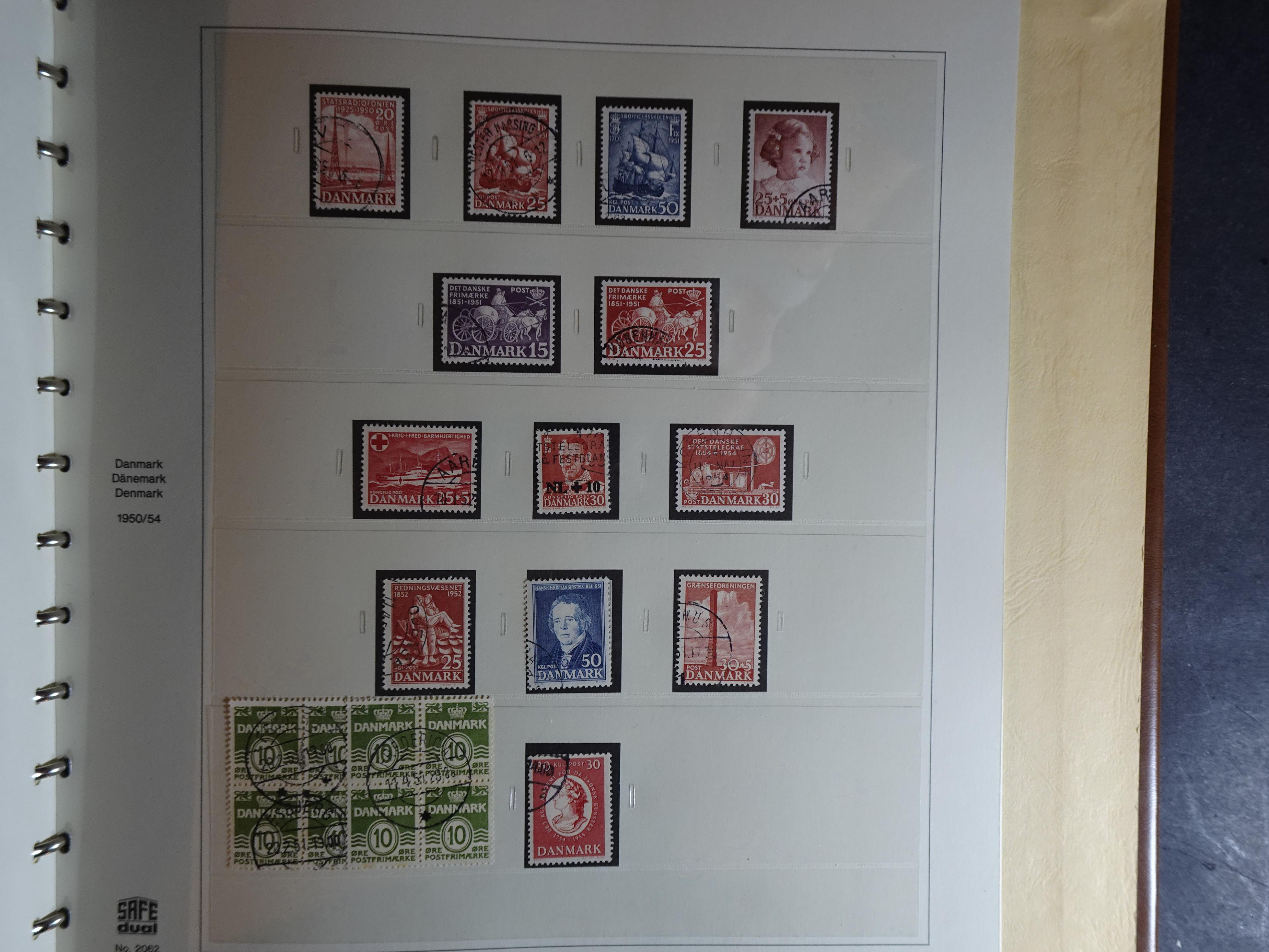 Verzameling 1851 - 1960 in Safe album incl. doubletten, flink cat waarde. 35