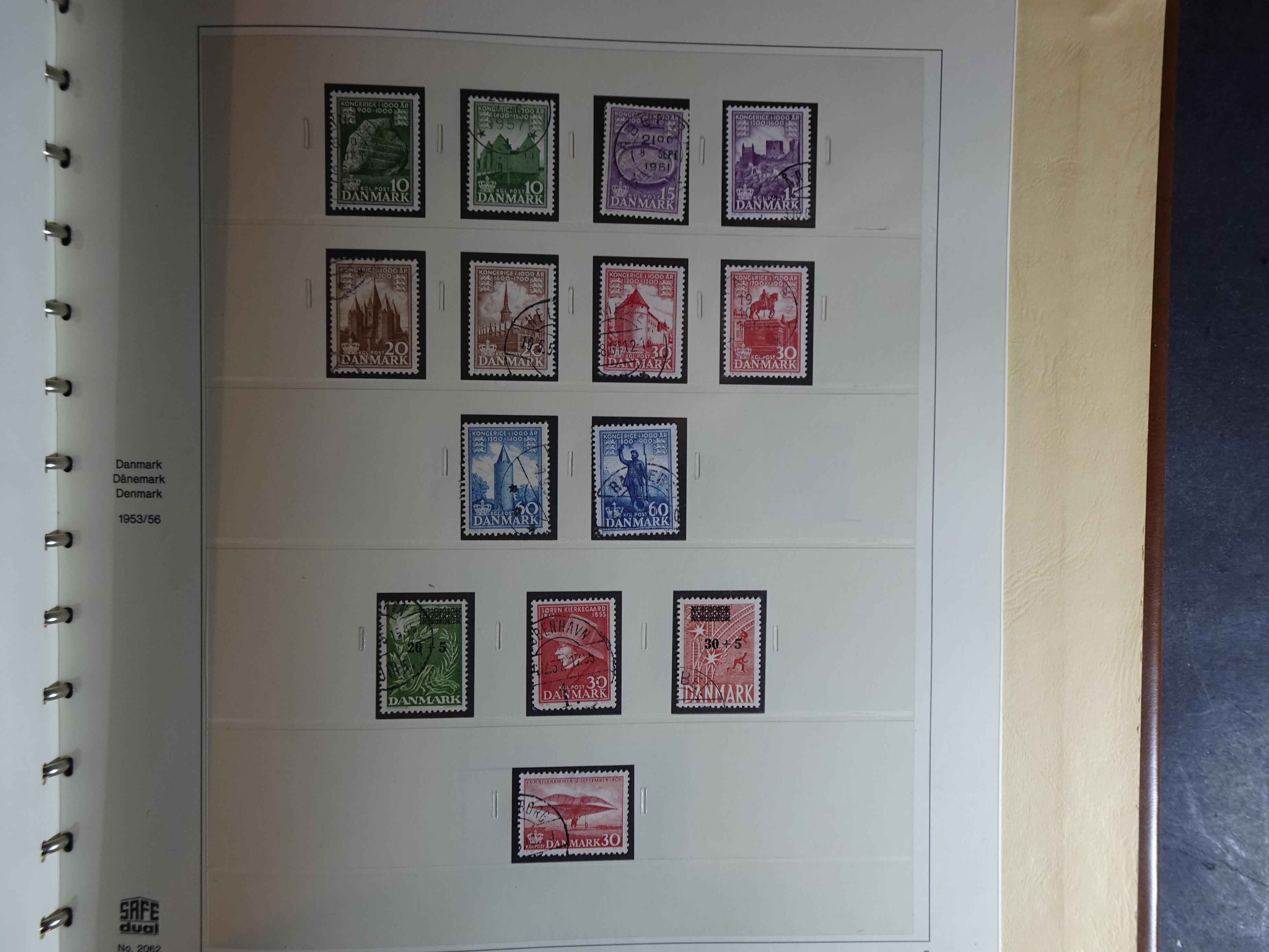 Verzameling 1851 - 1960 in Safe album incl. doubletten, flink cat waarde. 36