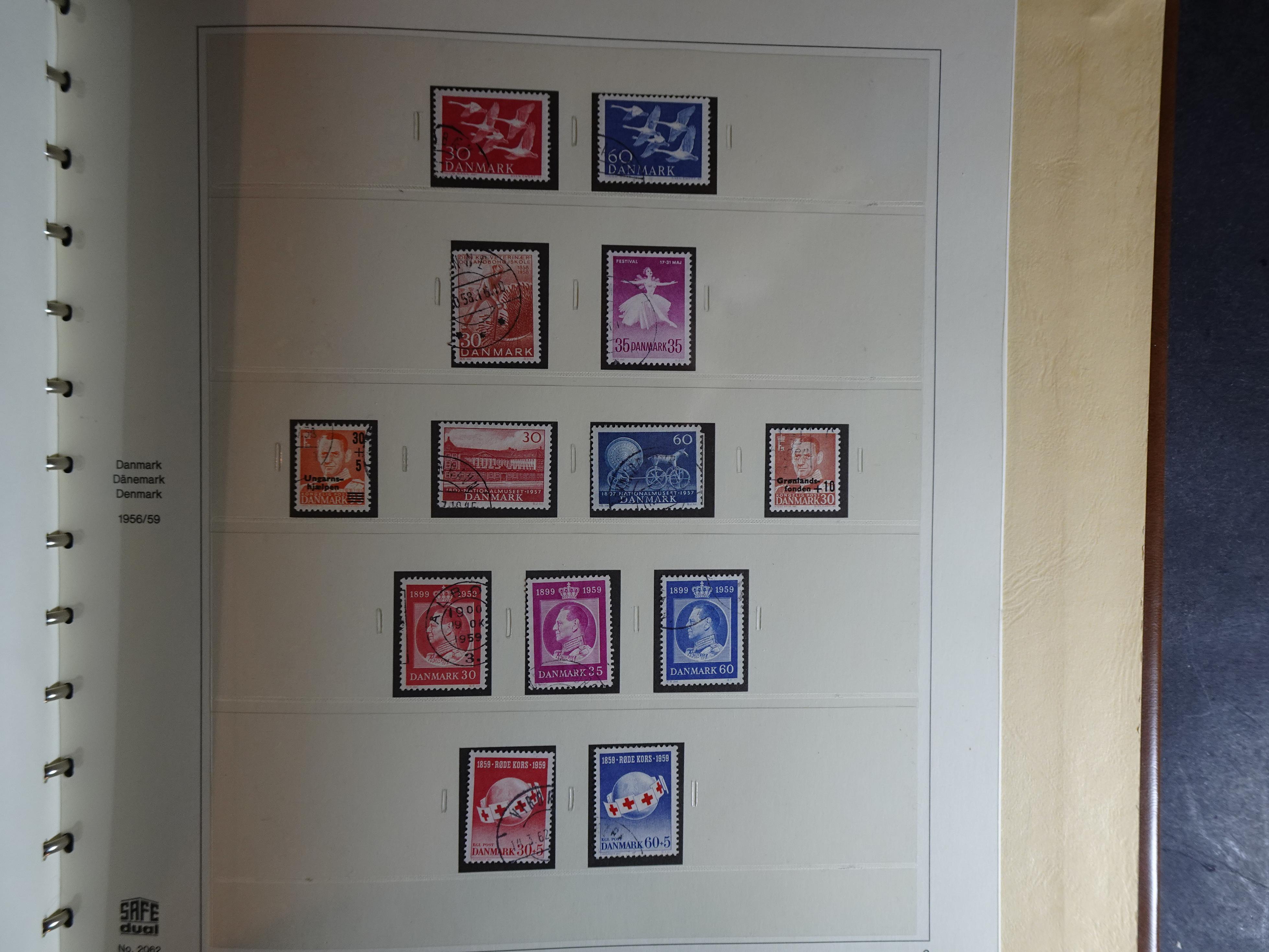 Verzameling 1851 - 1960 in Safe album incl. doubletten, flink cat waarde. 37