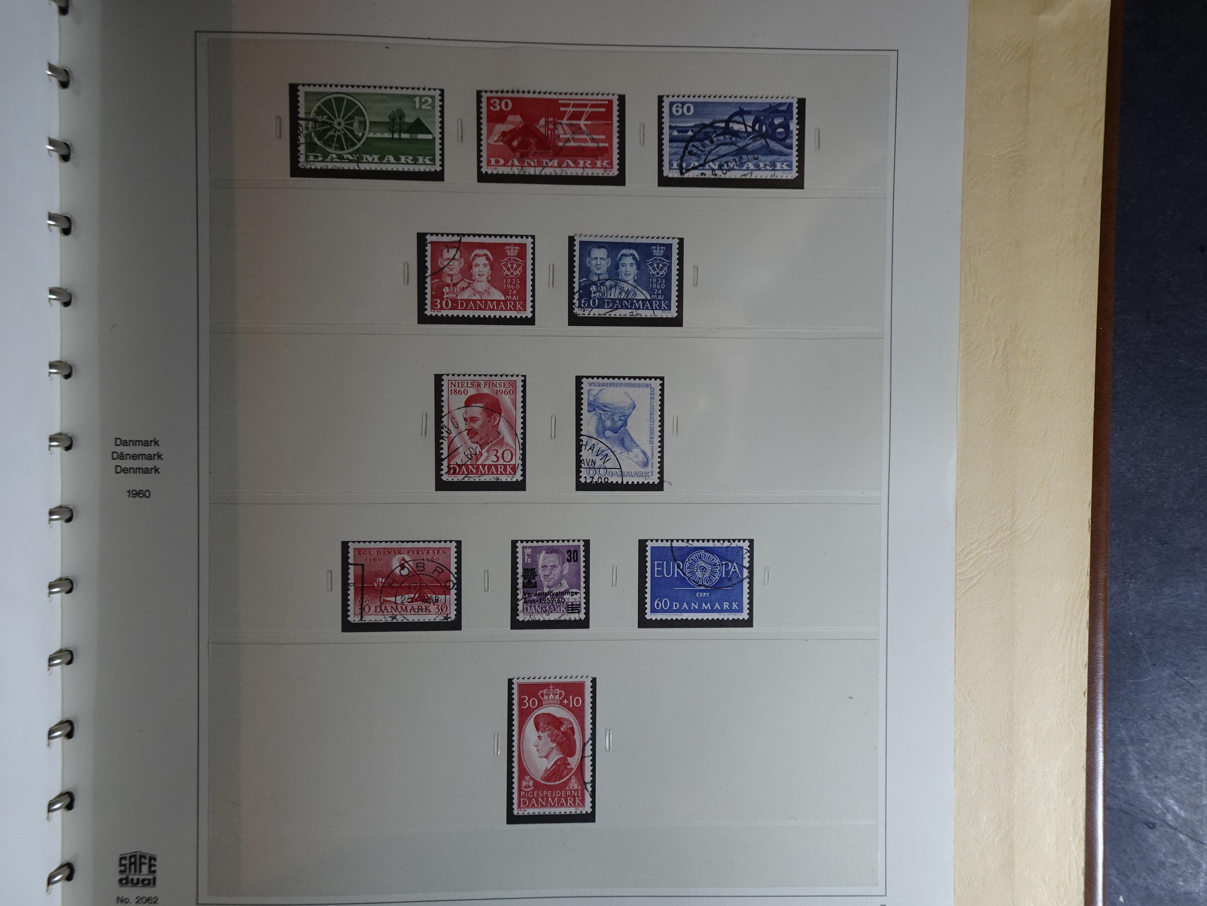 Verzameling 1851 - 1960 in Safe album incl. doubletten, flink cat waarde. 38