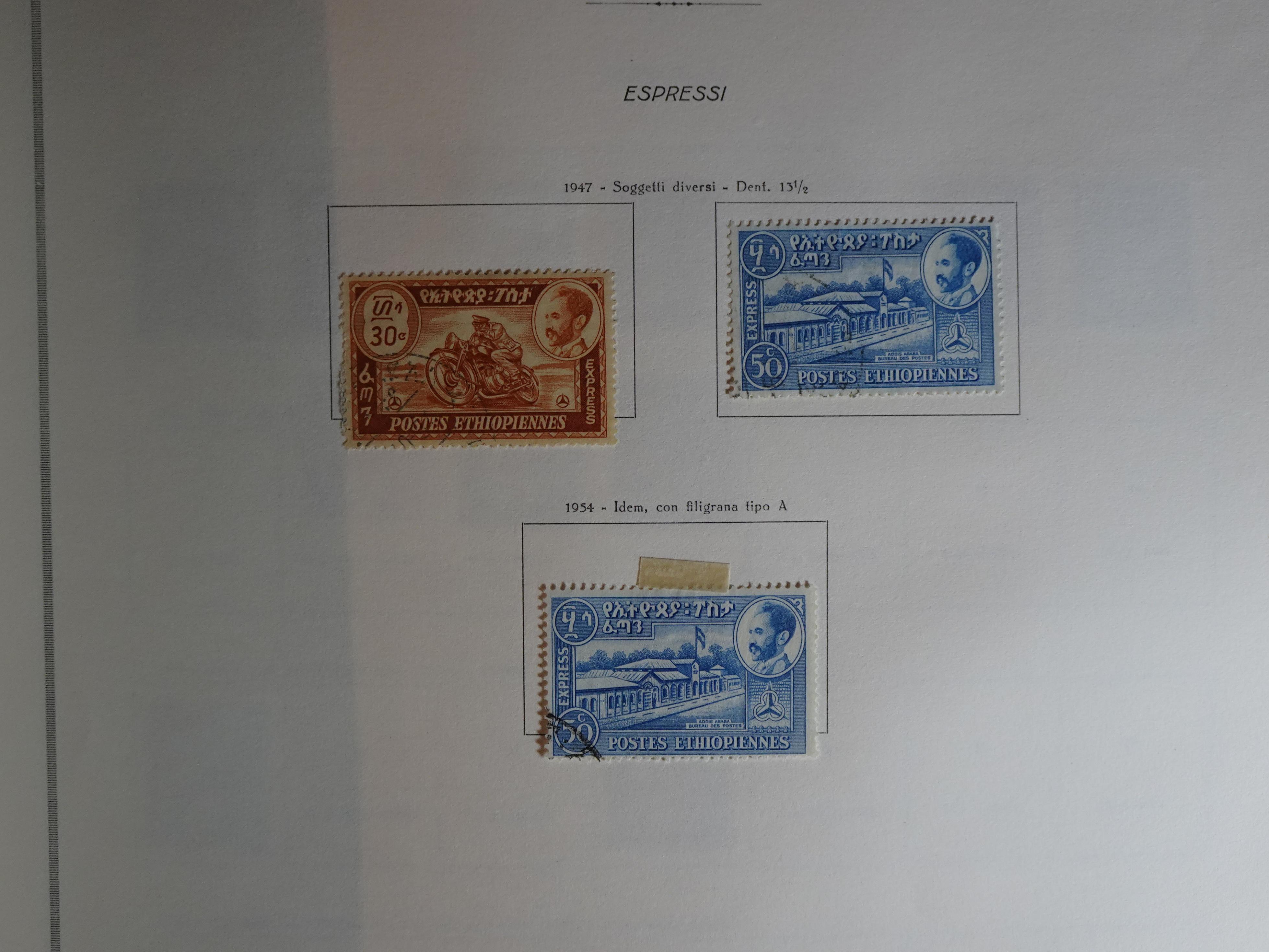 Verzameling in Marini album met Ethiopië, Ghana  Libië, Somalië en Sudan, leuke koop met veel motief. 23