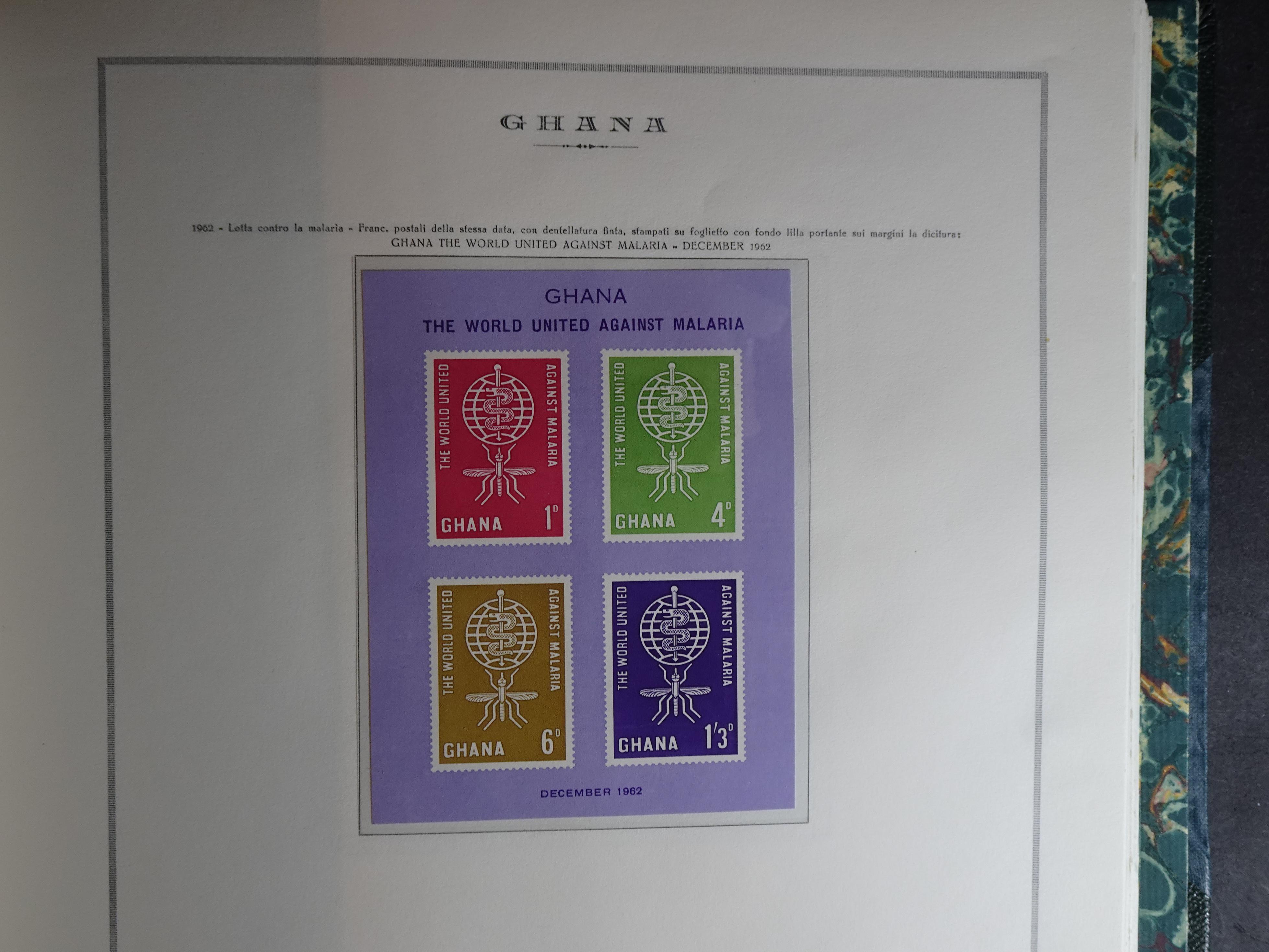 Verzameling in Marini album met Ethiopië, Ghana  Libië, Somalië en Sudan, leuke koop met veel motief. 68