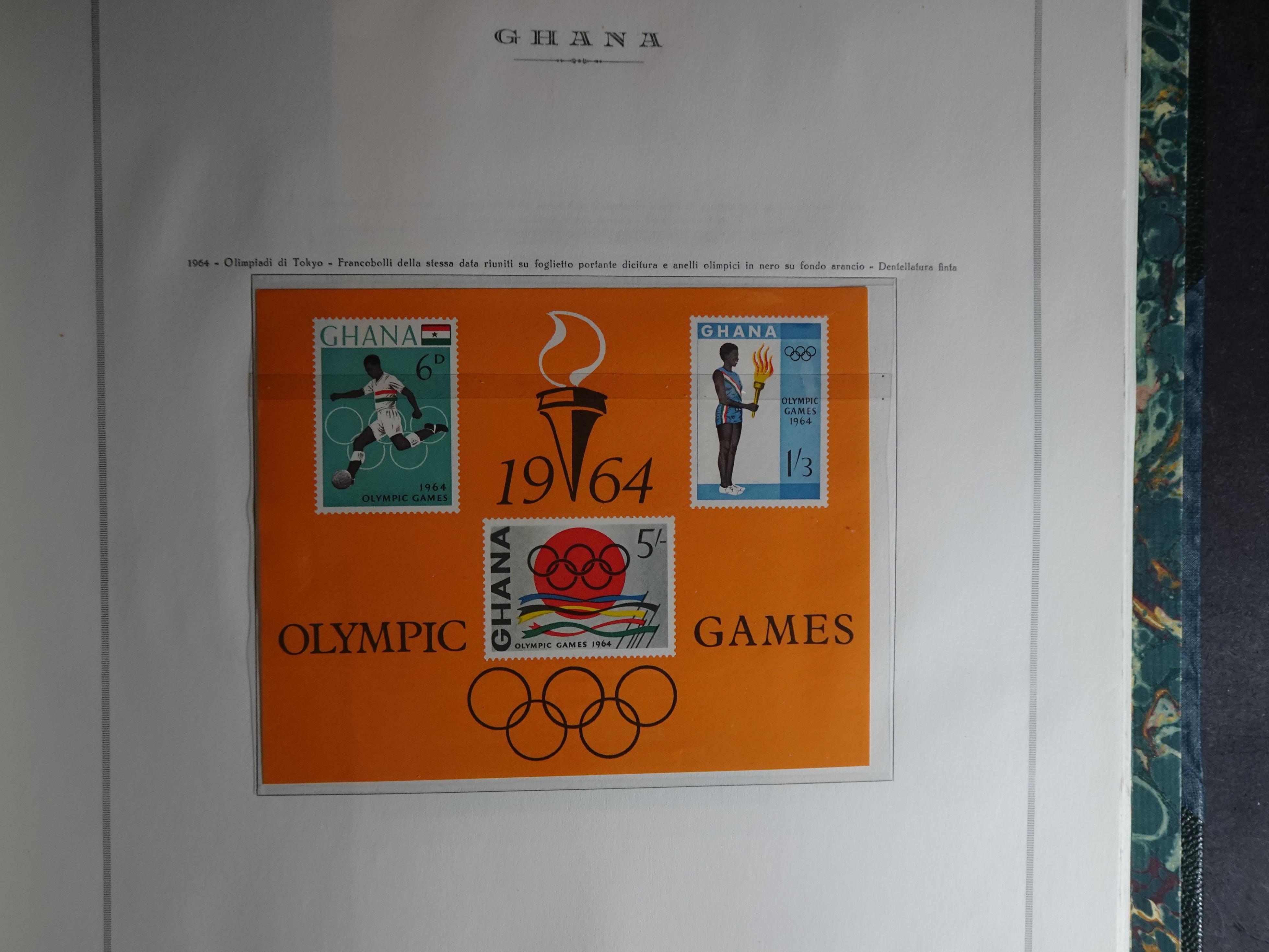 Verzameling in Marini album met Ethiopië, Ghana  Libië, Somalië en Sudan, leuke koop met veel motief. 71