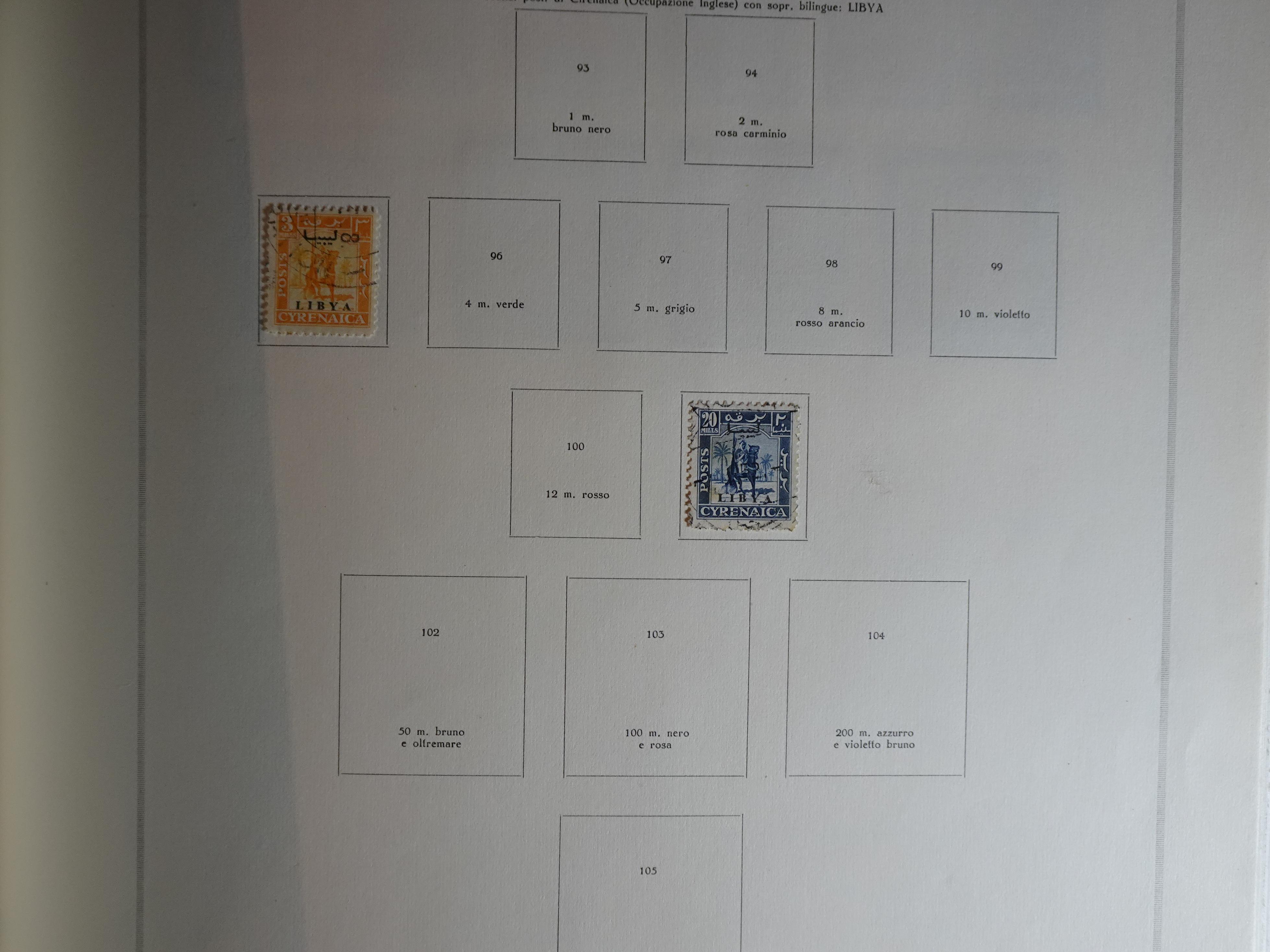 Verzameling in Marini album met Ethiopië, Ghana  Libië, Somalië en Sudan, leuke koop met veel motief. 87