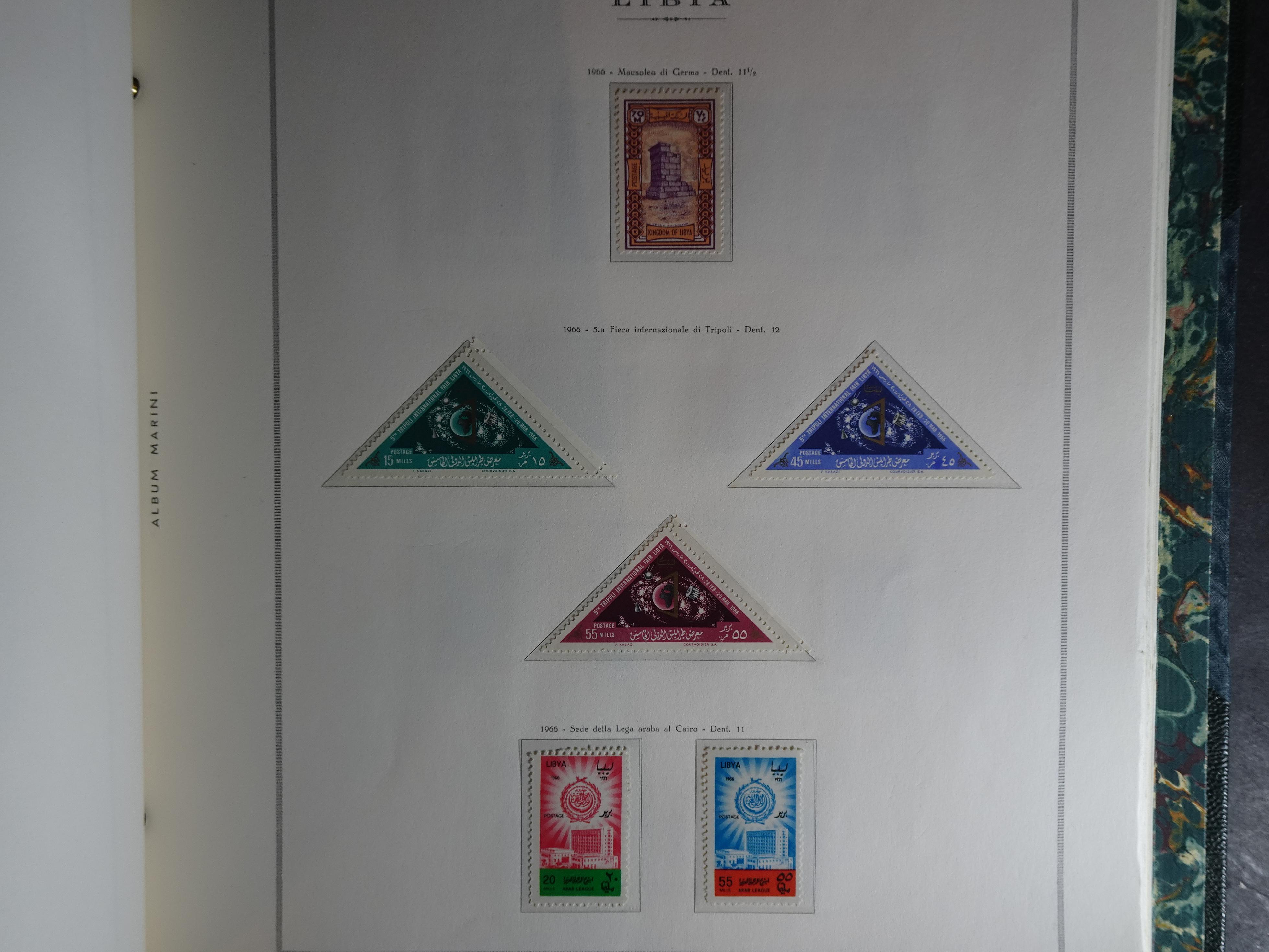 Verzameling in Marini album met Ethiopië, Ghana  Libië, Somalië en Sudan, leuke koop met veel motief. 104