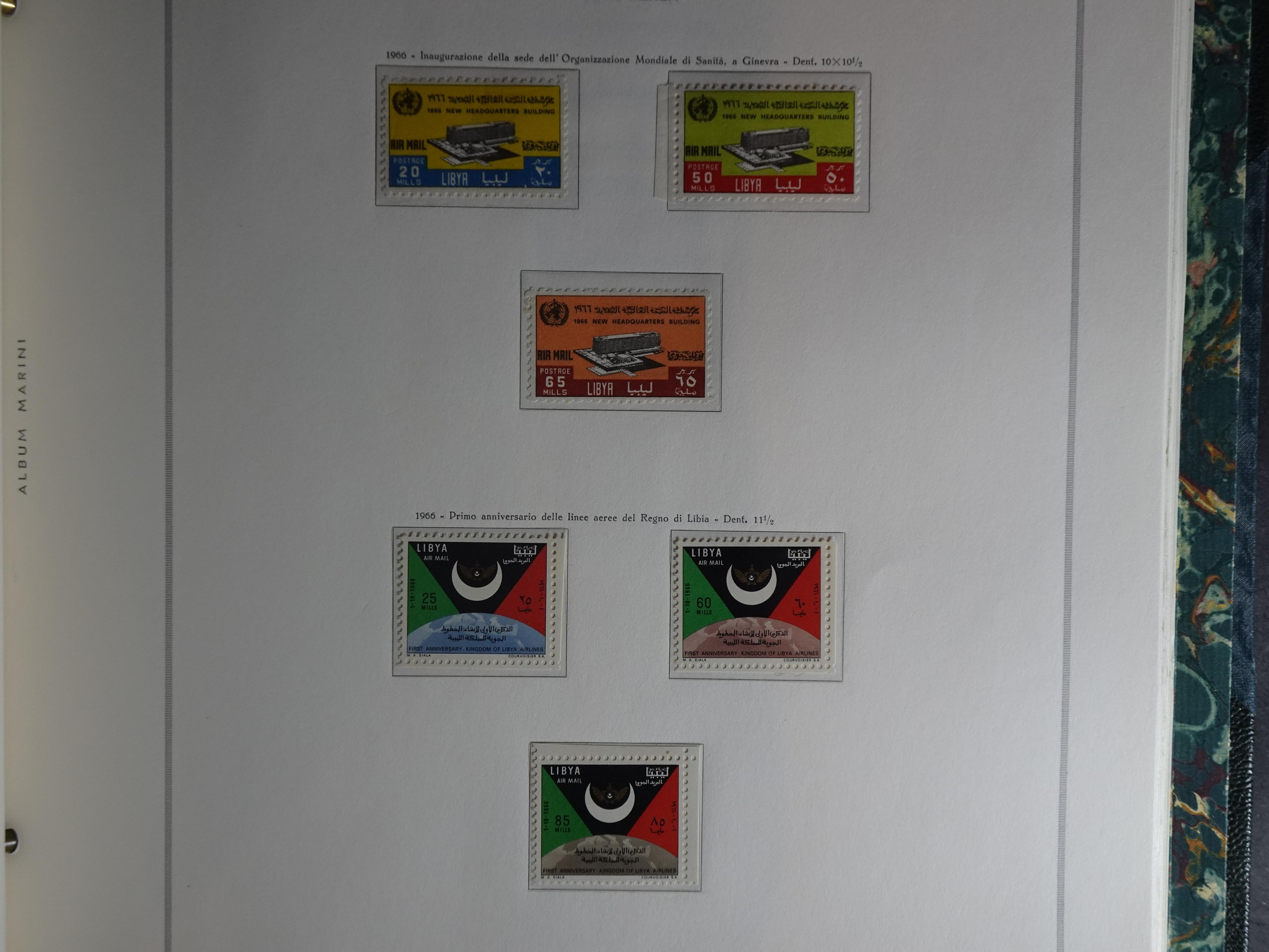 Verzameling in Marini album met Ethiopië, Ghana  Libië, Somalië en Sudan, leuke koop met veel motief. 113