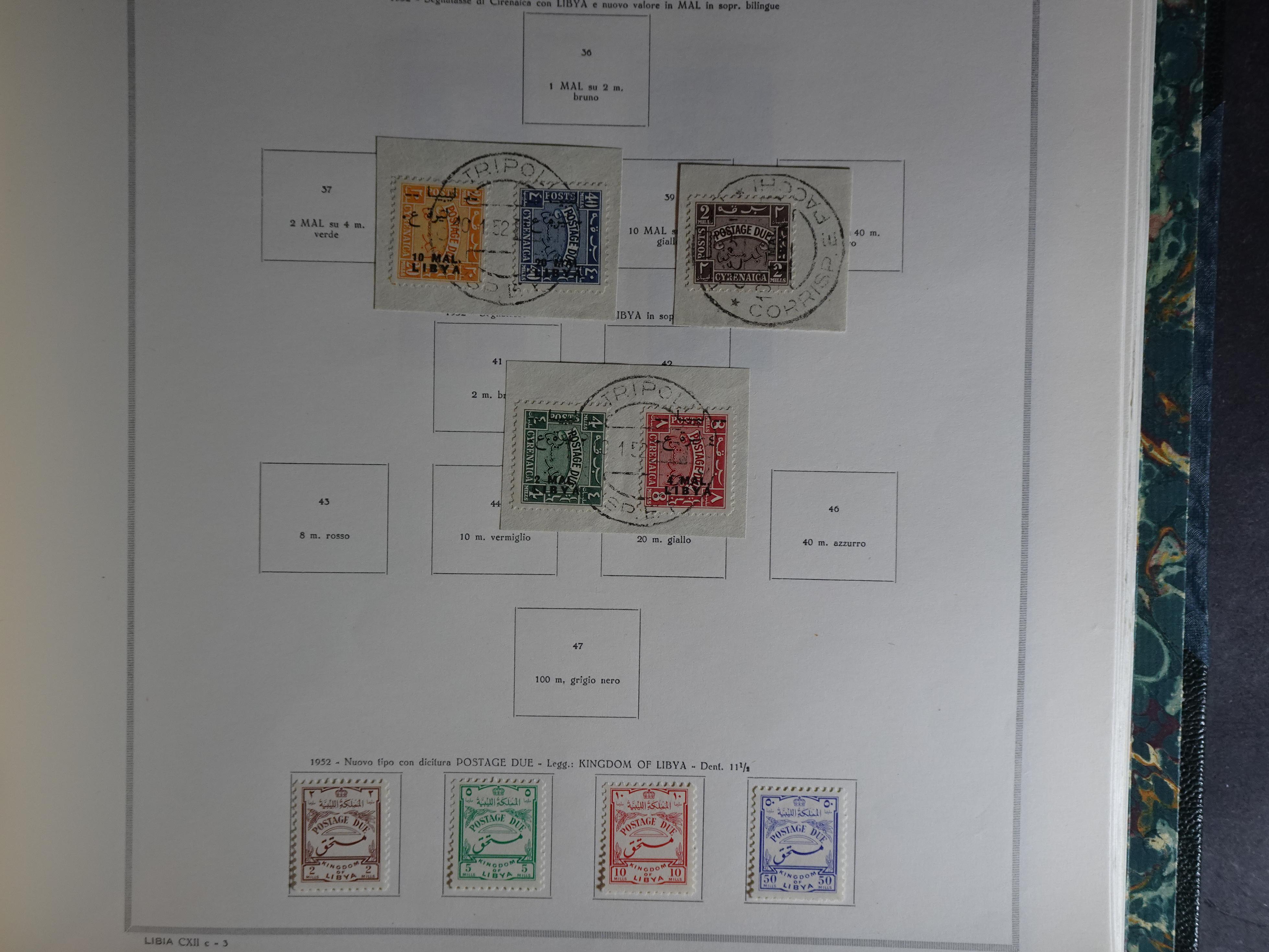 Verzameling in Marini album met Ethiopië, Ghana  Libië, Somalië en Sudan, leuke koop met veel motief. 116