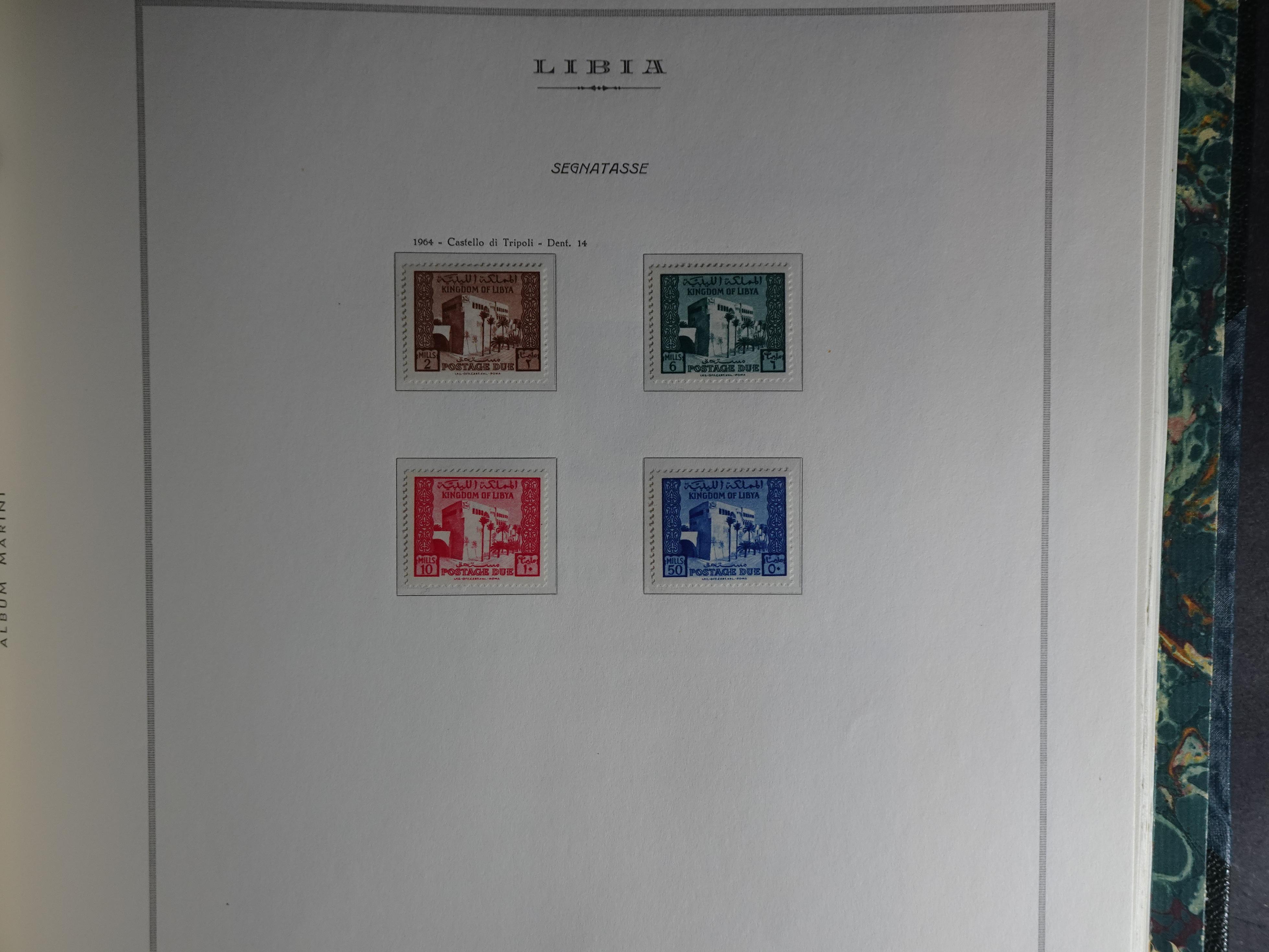 Verzameling in Marini album met Ethiopië, Ghana  Libië, Somalië en Sudan, leuke koop met veel motief. 117