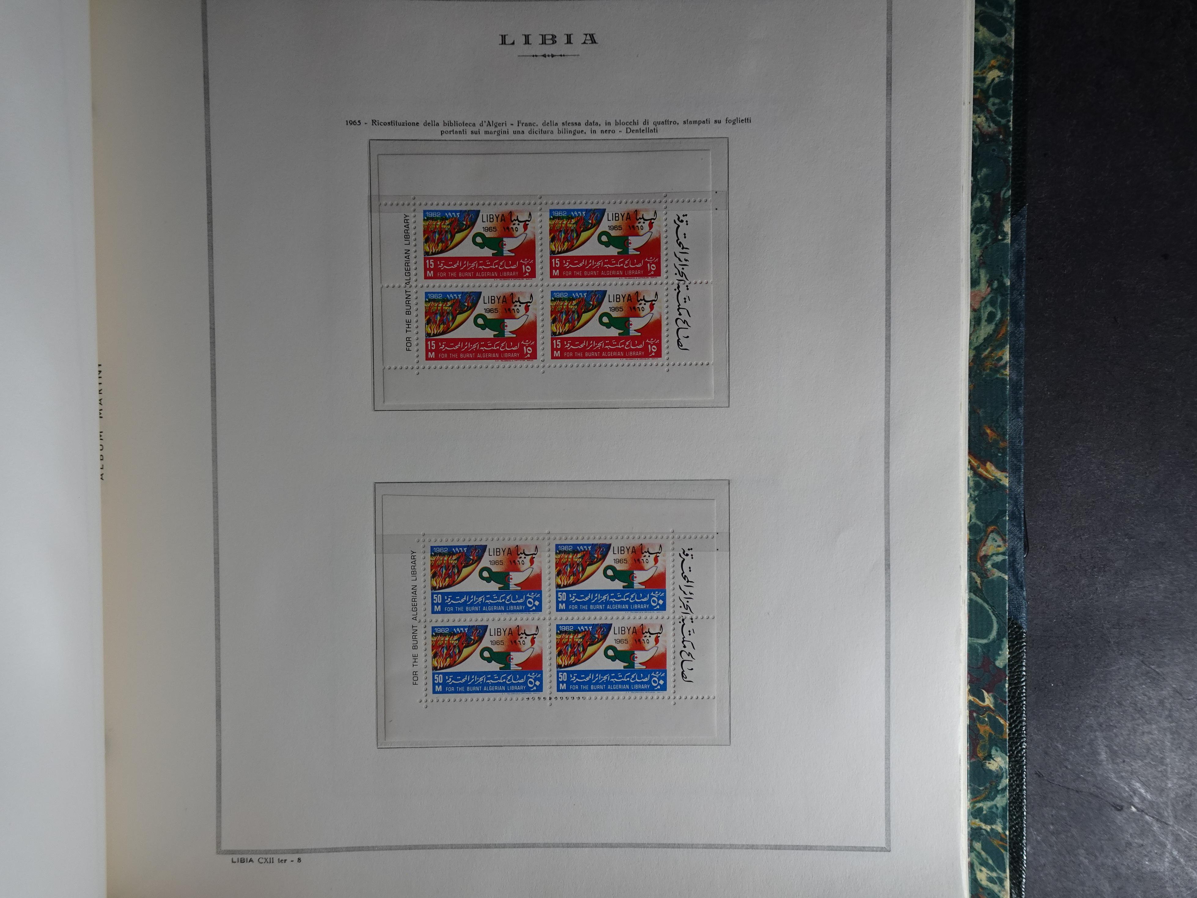 Verzameling in Marini album met Ethiopië, Ghana  Libië, Somalië en Sudan, leuke koop met veel motief. 124