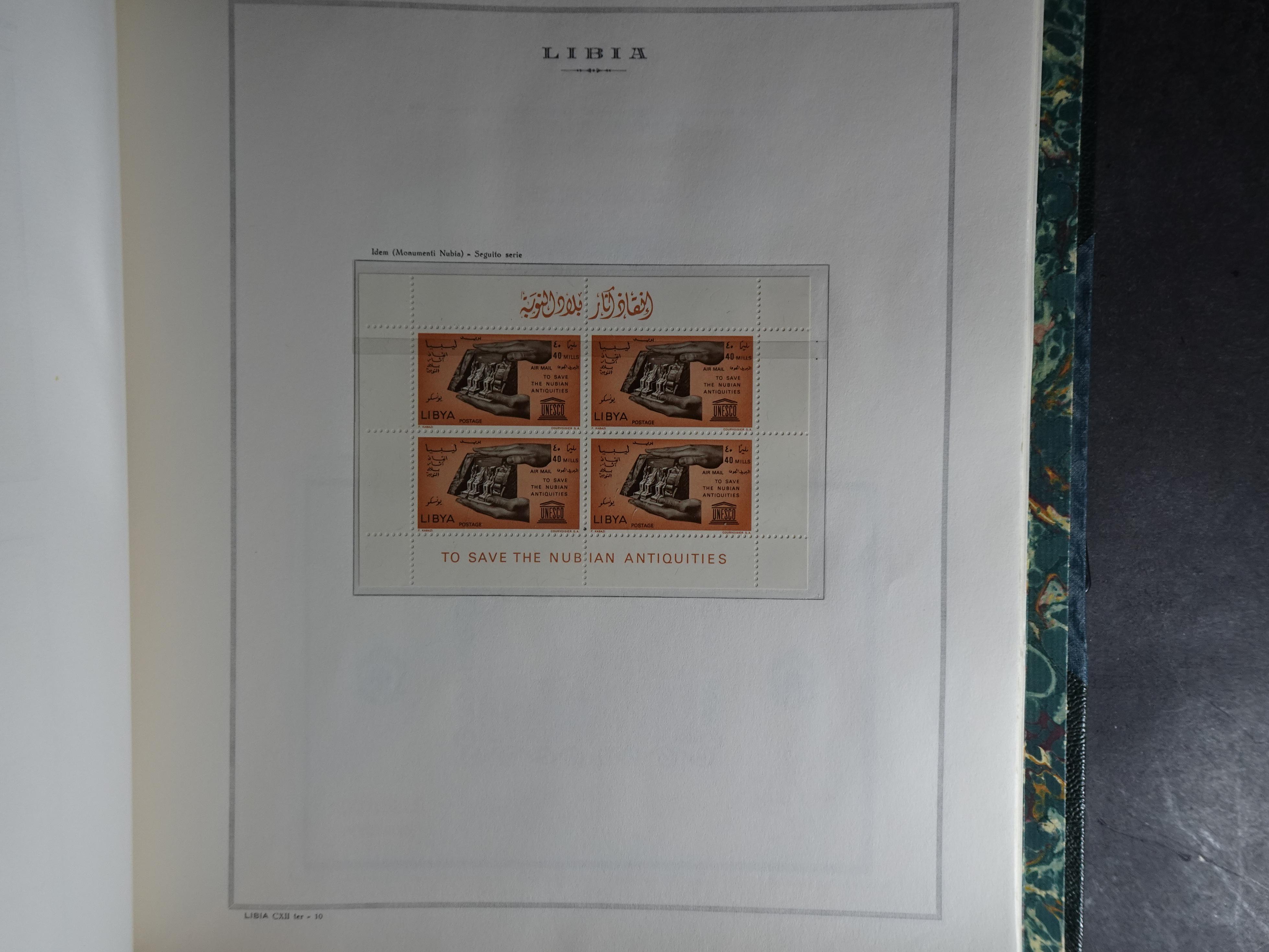 Verzameling in Marini album met Ethiopië, Ghana  Libië, Somalië en Sudan, leuke koop met veel motief. 126