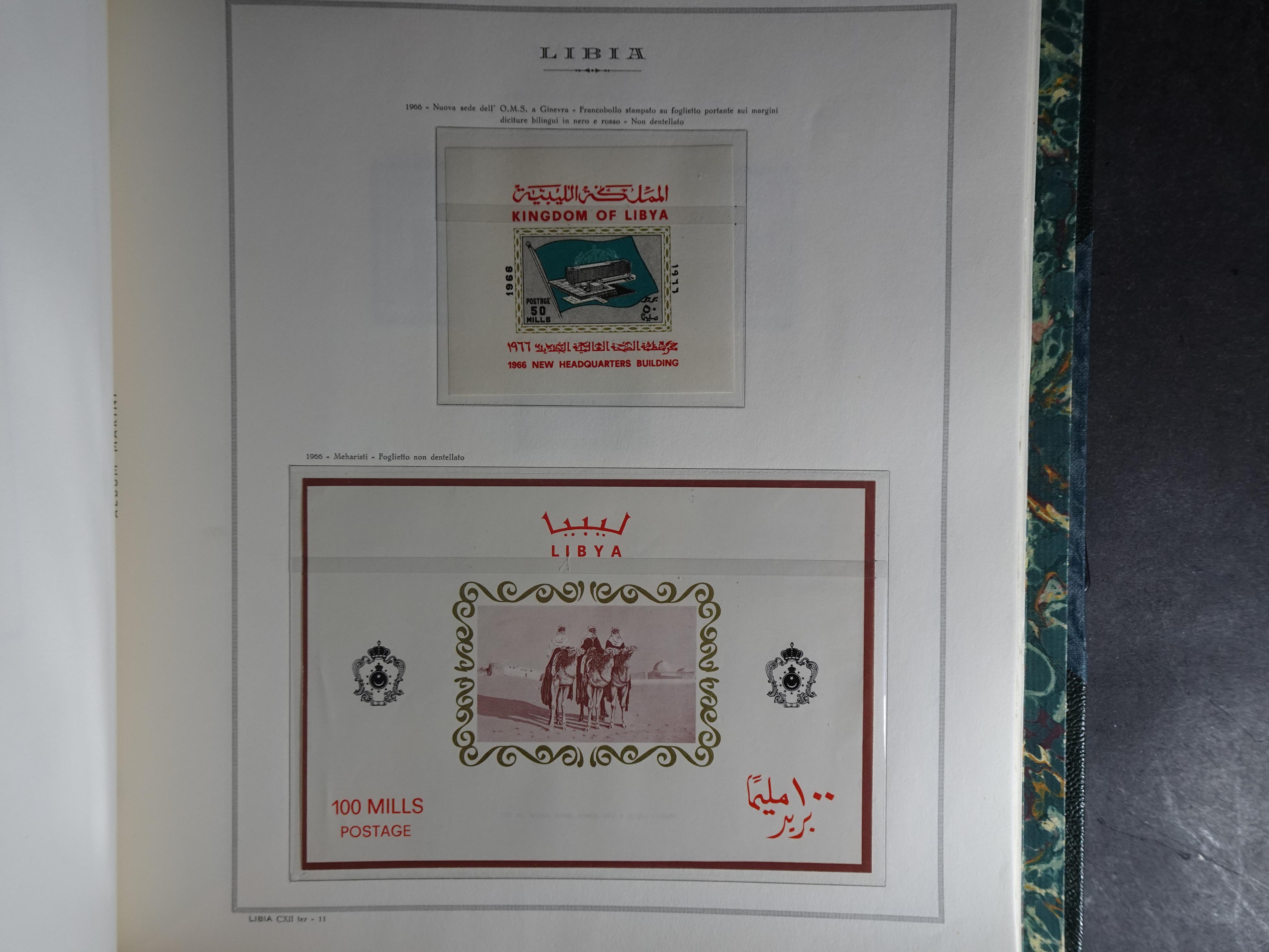 Verzameling in Marini album met Ethiopië, Ghana  Libië, Somalië en Sudan, leuke koop met veel motief. 127