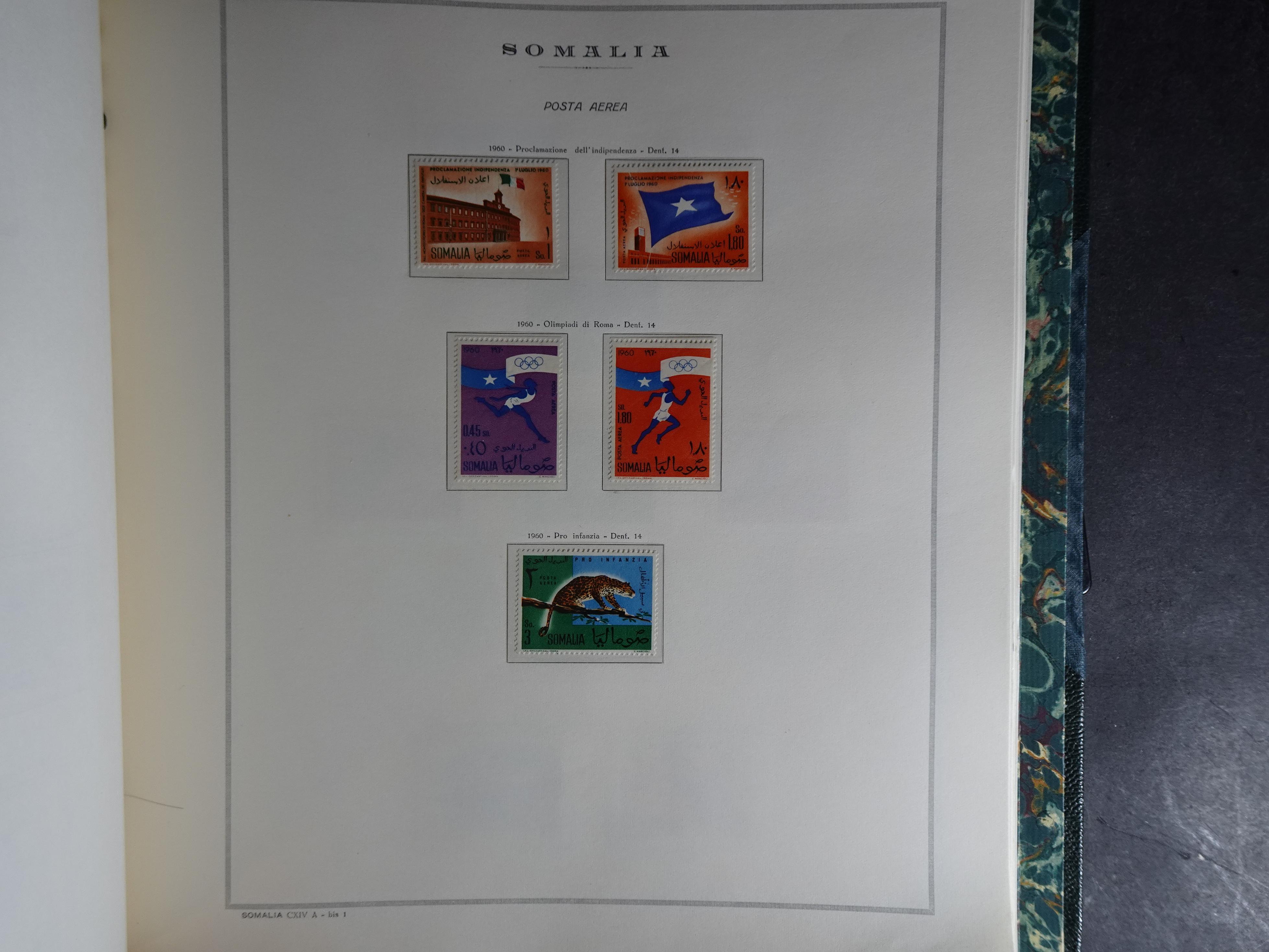 Verzameling in Marini album met Ethiopië, Ghana  Libië, Somalië en Sudan, leuke koop met veel motief. 142