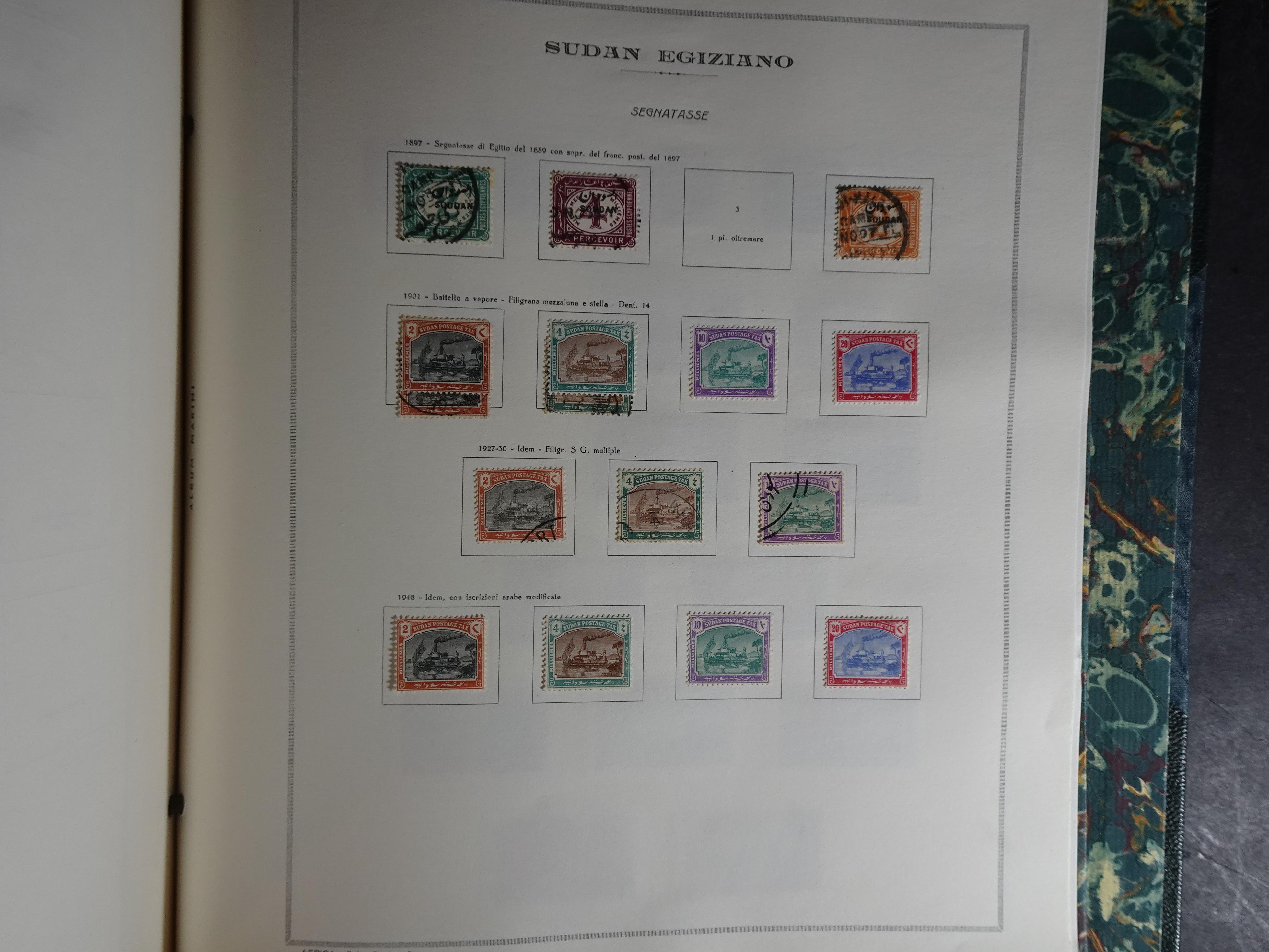 Verzameling in Marini album met Ethiopië, Ghana  Libië, Somalië en Sudan, leuke koop met veel motief. 166