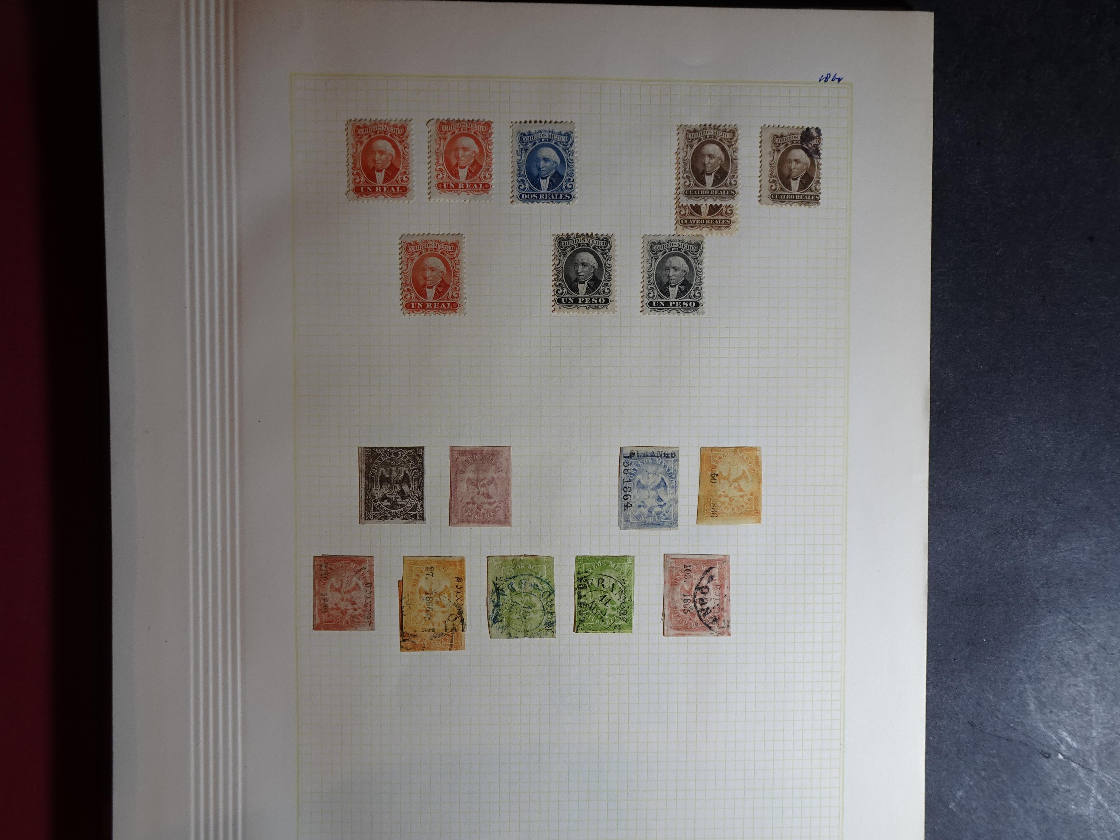 Collectie incl. doubletten op blanco bladen vanaf klassiek. 2