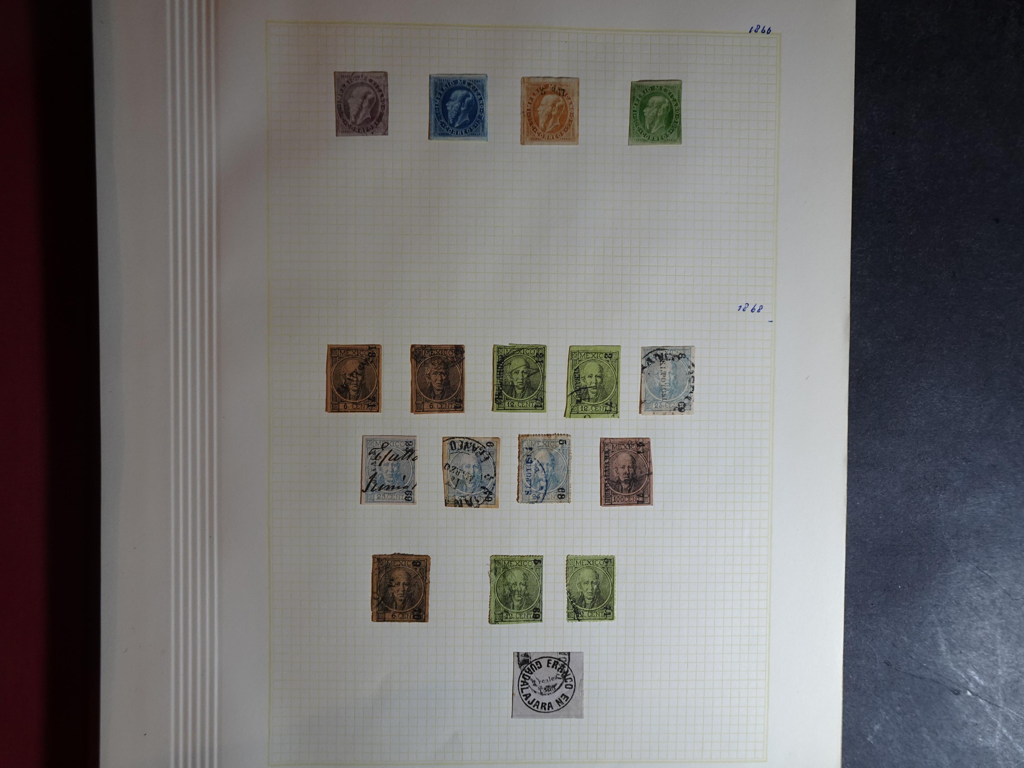 Collectie incl. doubletten op blanco bladen vanaf klassiek. 3