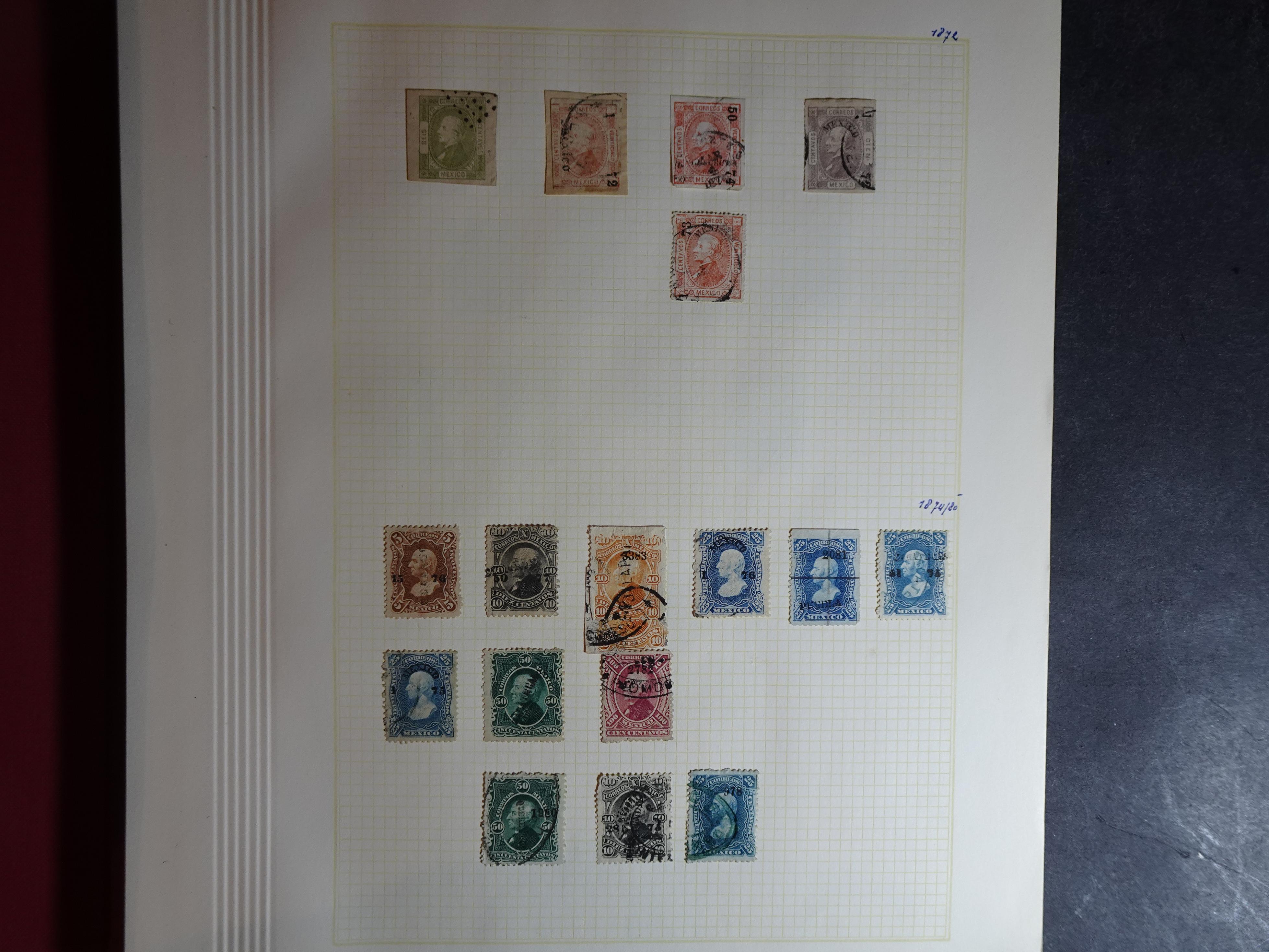 Collectie incl. doubletten op blanco bladen vanaf klassiek. 4