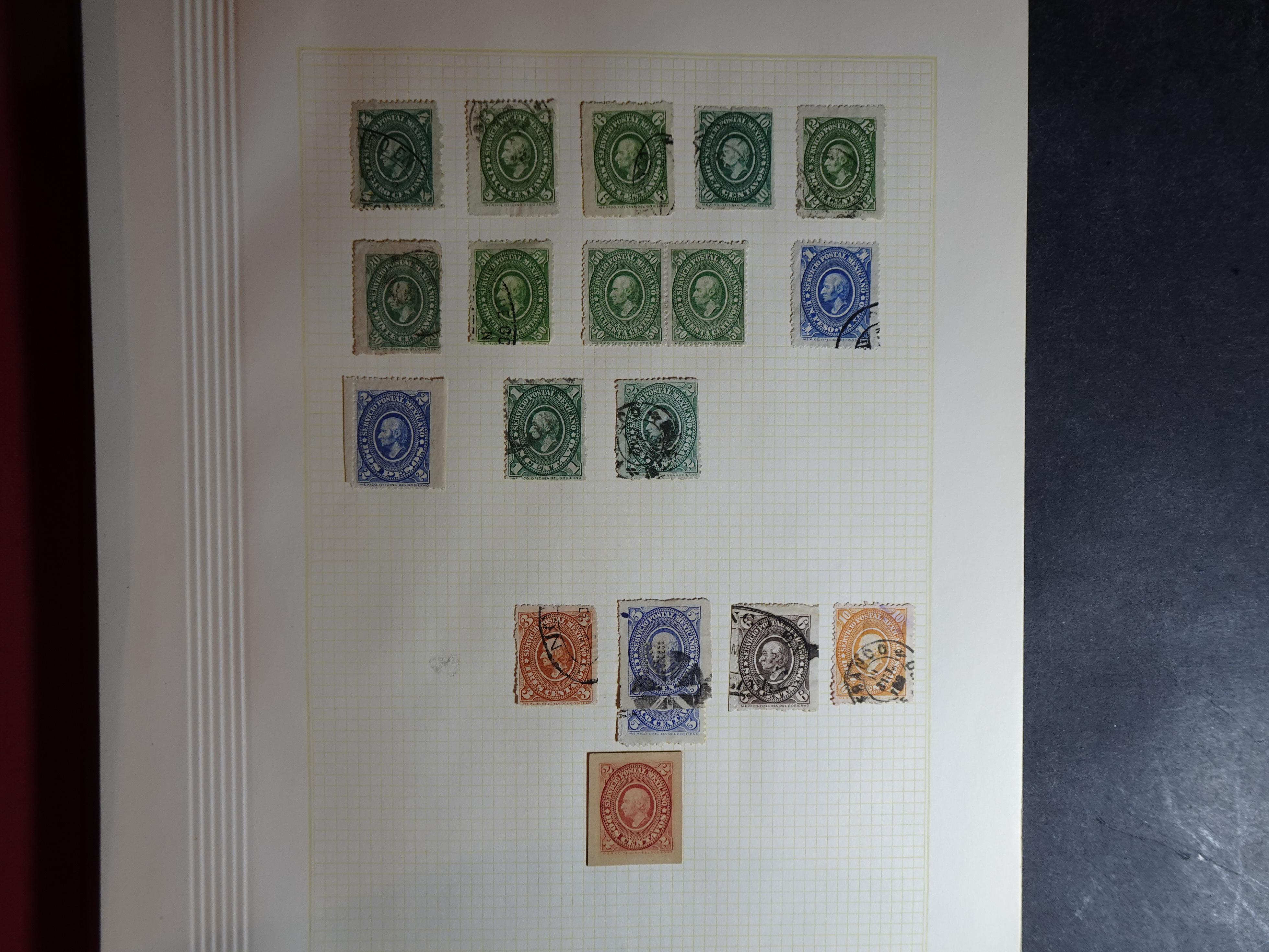 Collectie incl. doubletten op blanco bladen vanaf klassiek. 6