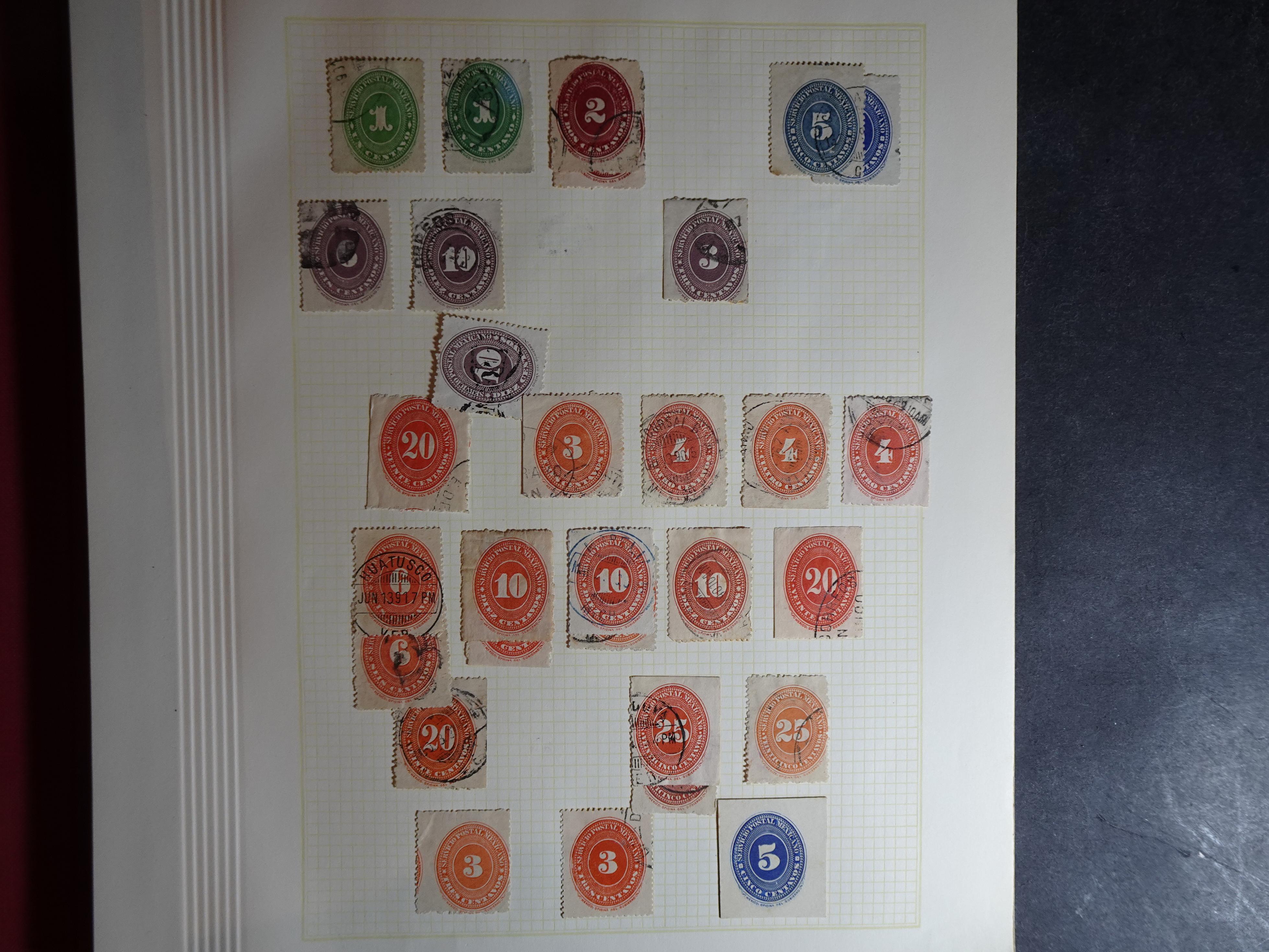 Collectie incl. doubletten op blanco bladen vanaf klassiek. 7