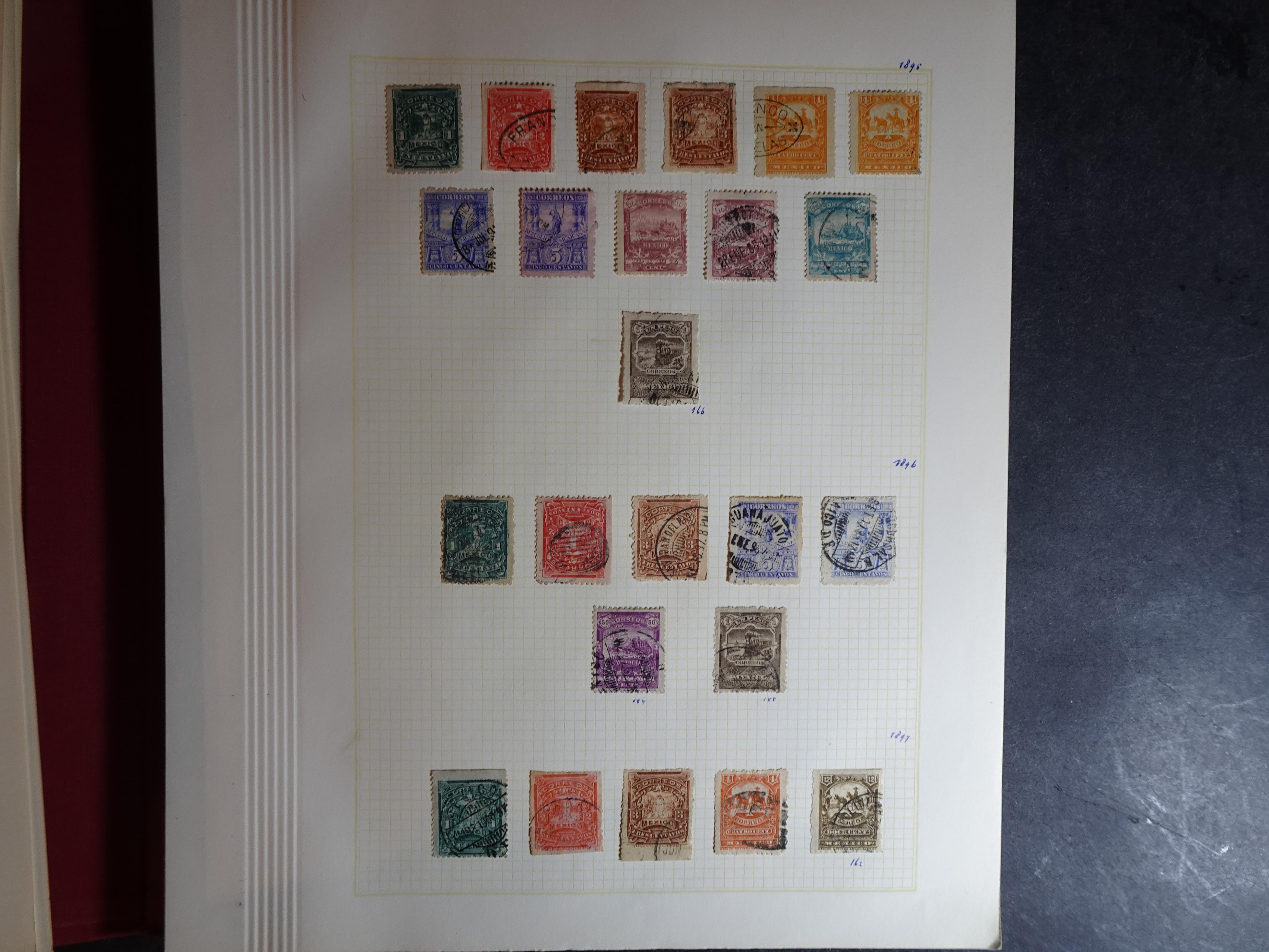 Collectie incl. doubletten op blanco bladen vanaf klassiek. 9