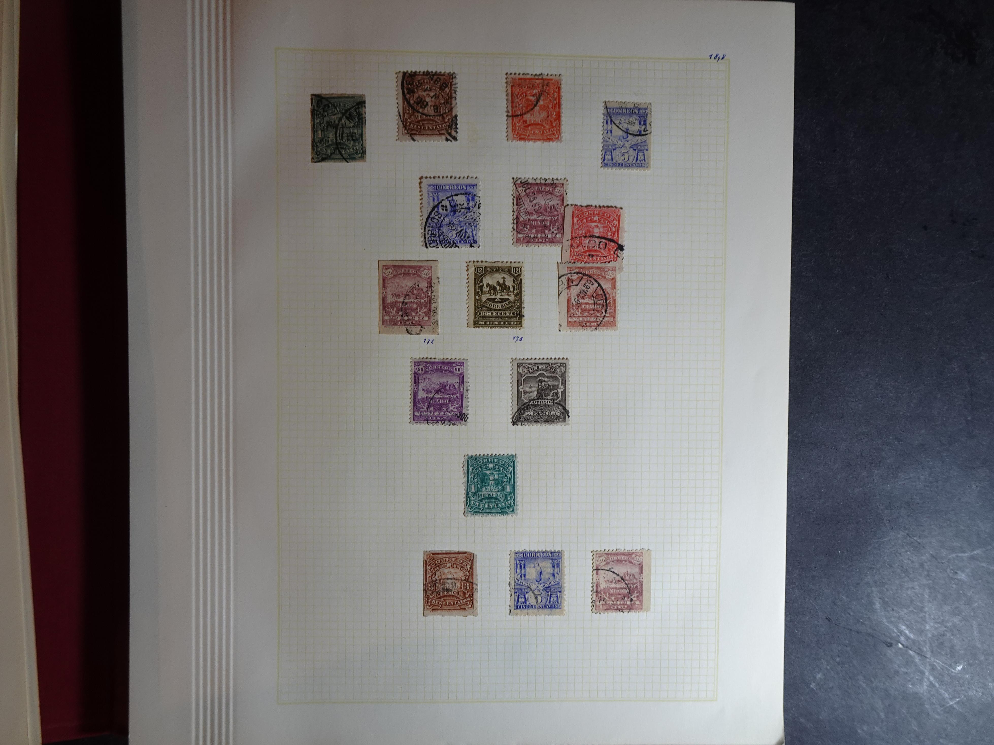 Collectie incl. doubletten op blanco bladen vanaf klassiek. 10