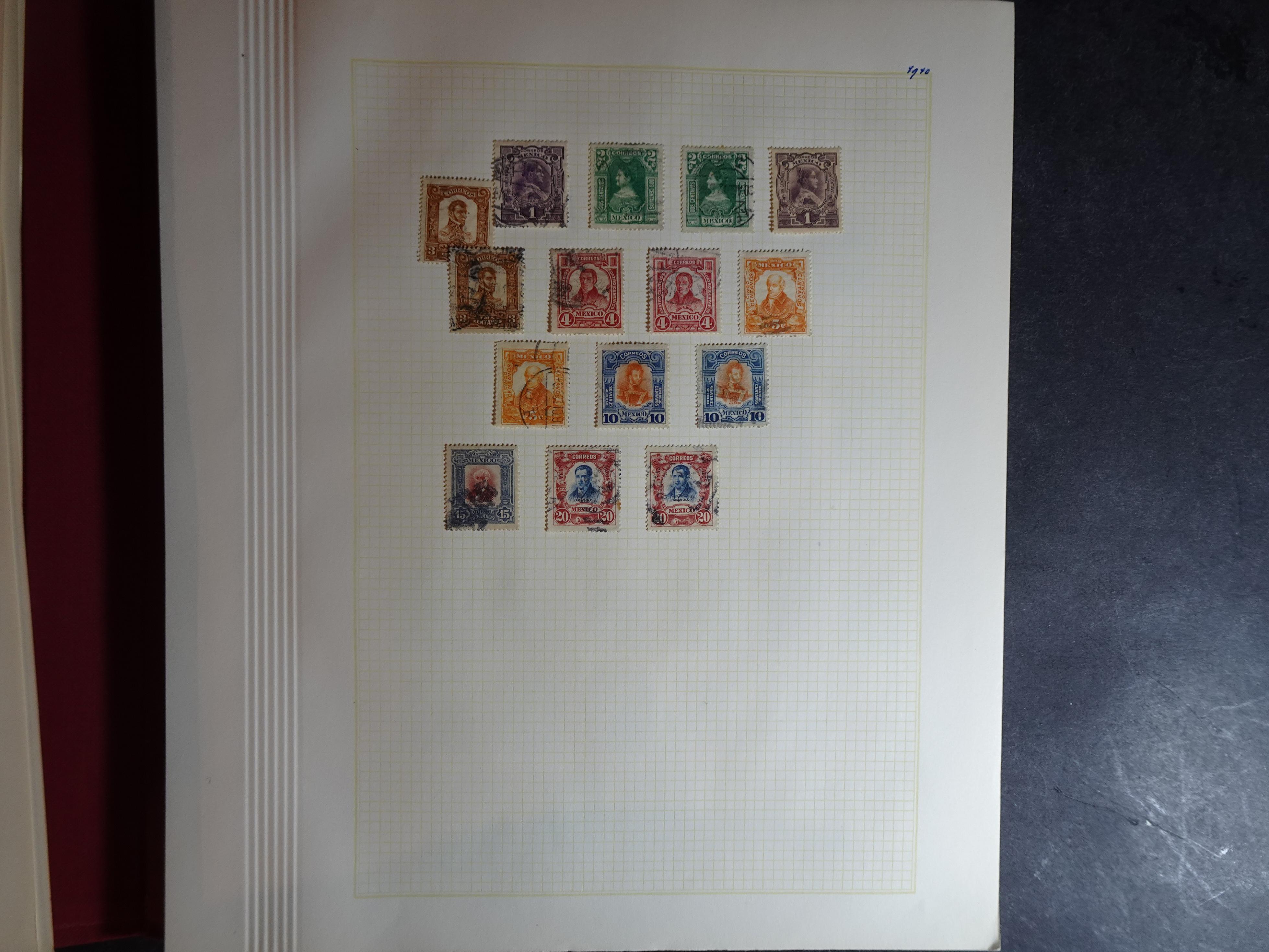 Collectie incl. doubletten op blanco bladen vanaf klassiek. 12