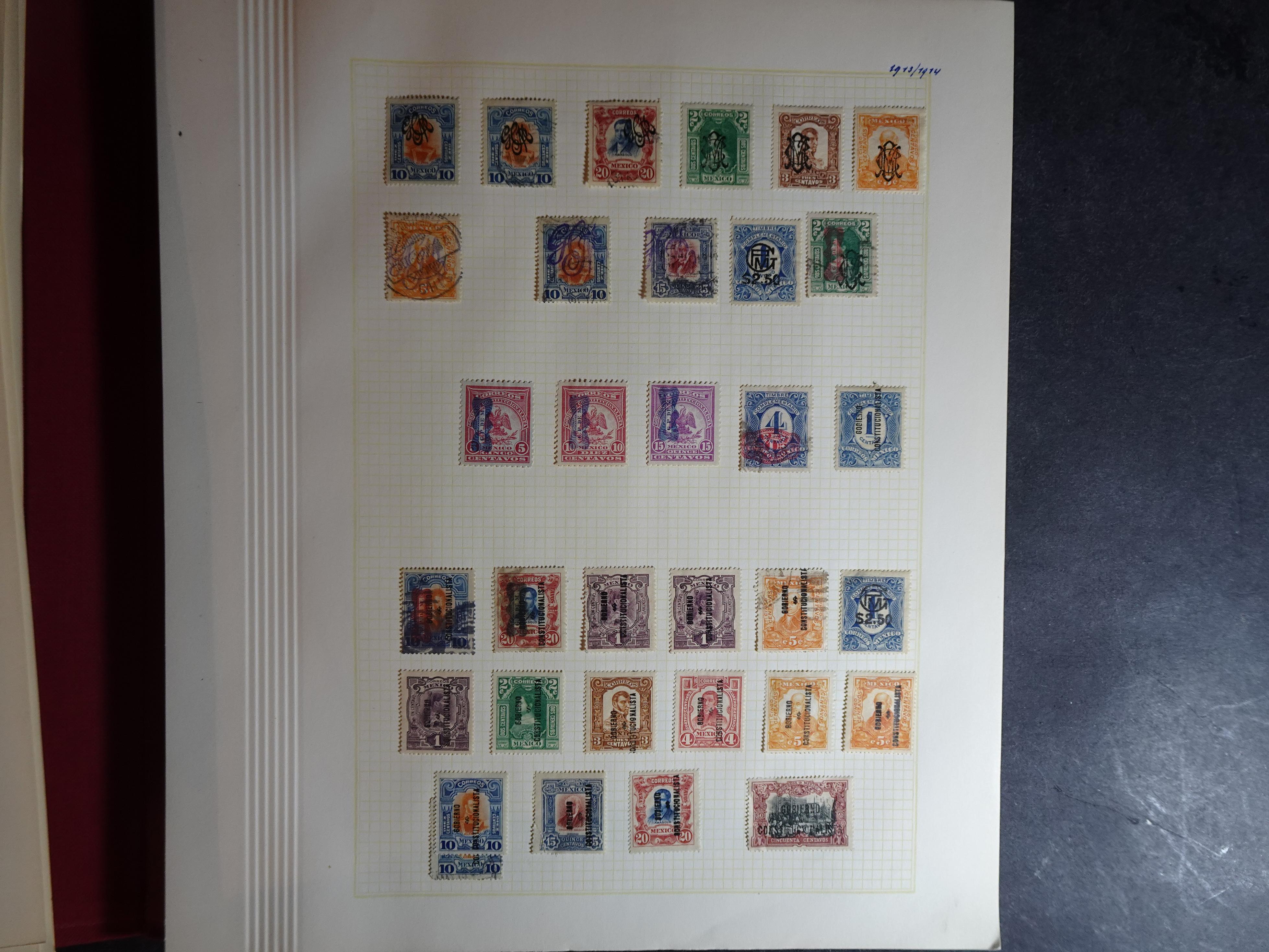 Collectie incl. doubletten op blanco bladen vanaf klassiek. 13