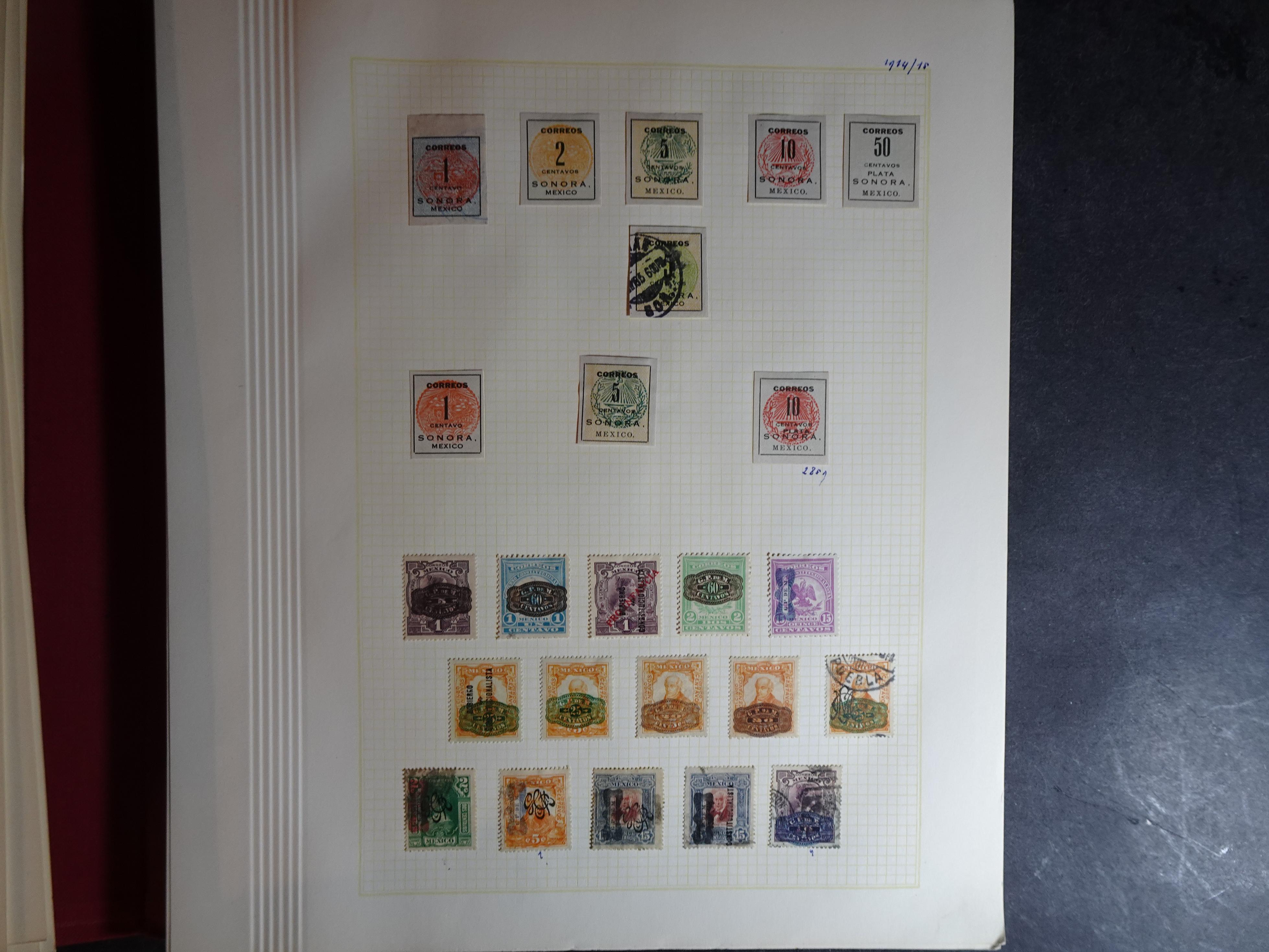 Collectie incl. doubletten op blanco bladen vanaf klassiek. 14