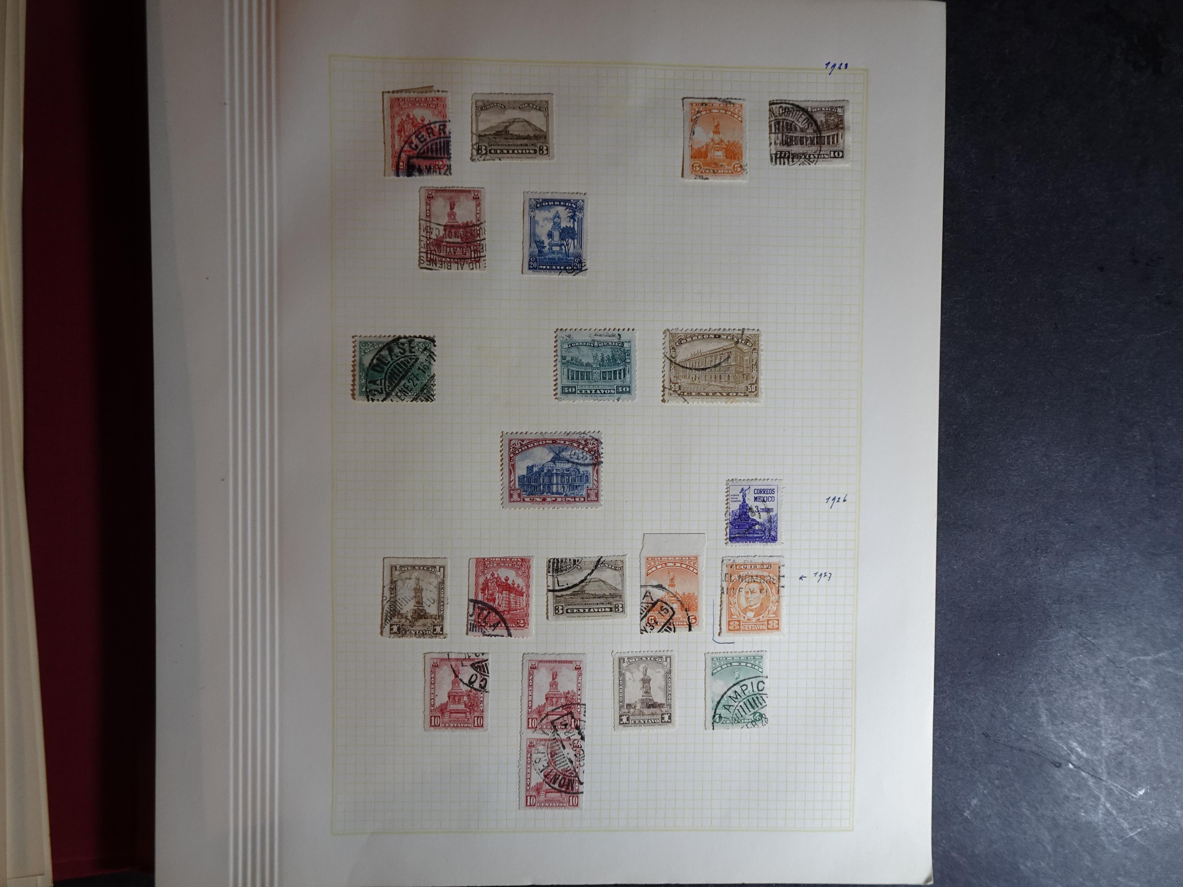 Collectie incl. doubletten op blanco bladen vanaf klassiek. 15