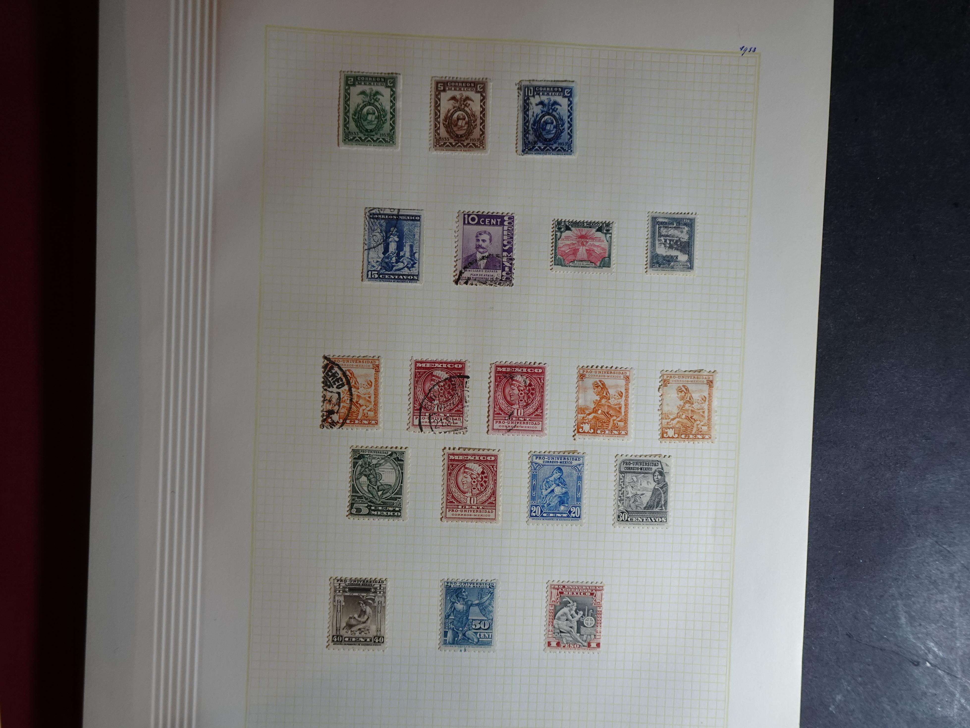 Collectie incl. doubletten op blanco bladen vanaf klassiek. 19