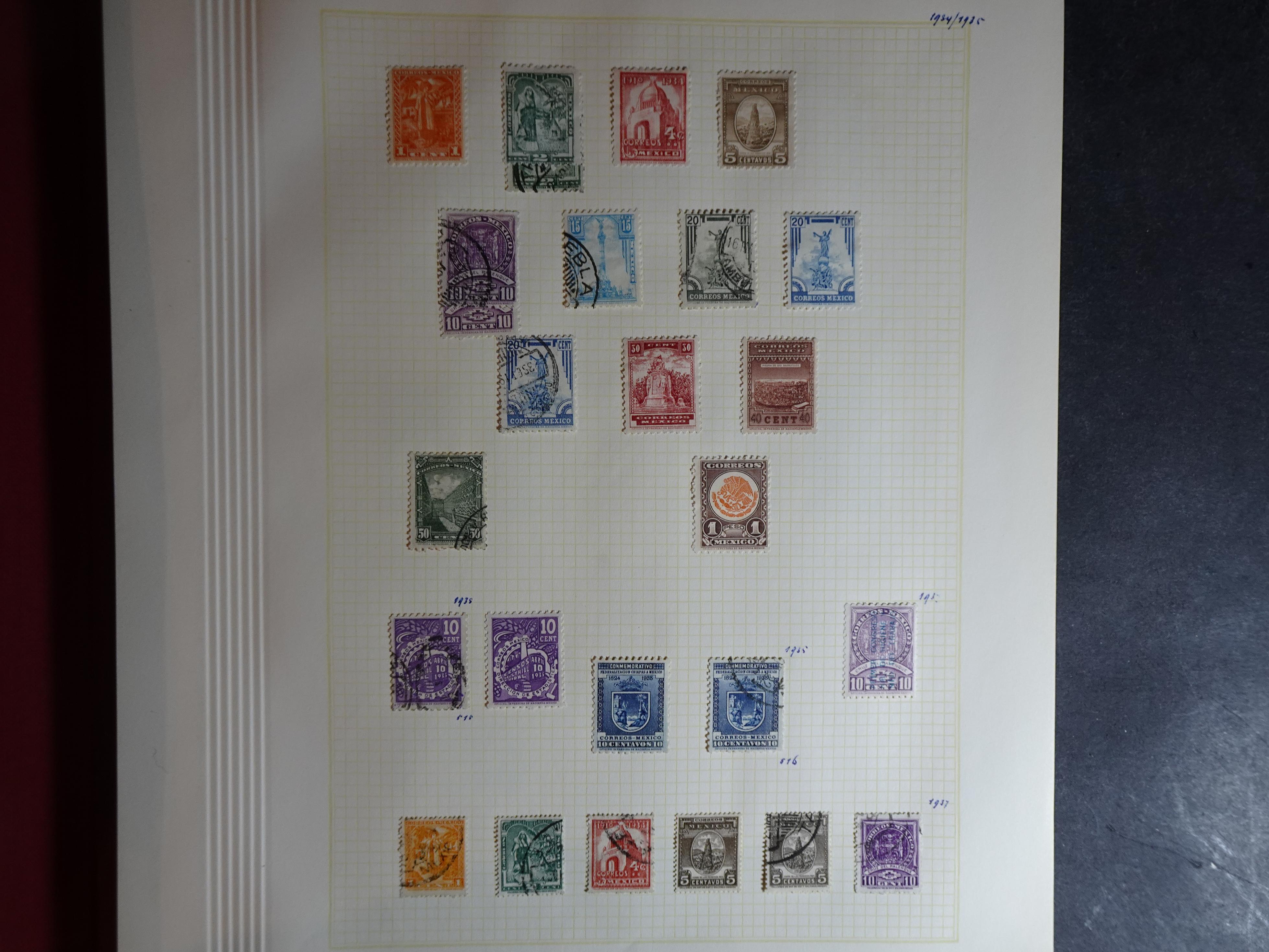 Collectie incl. doubletten op blanco bladen vanaf klassiek. 20