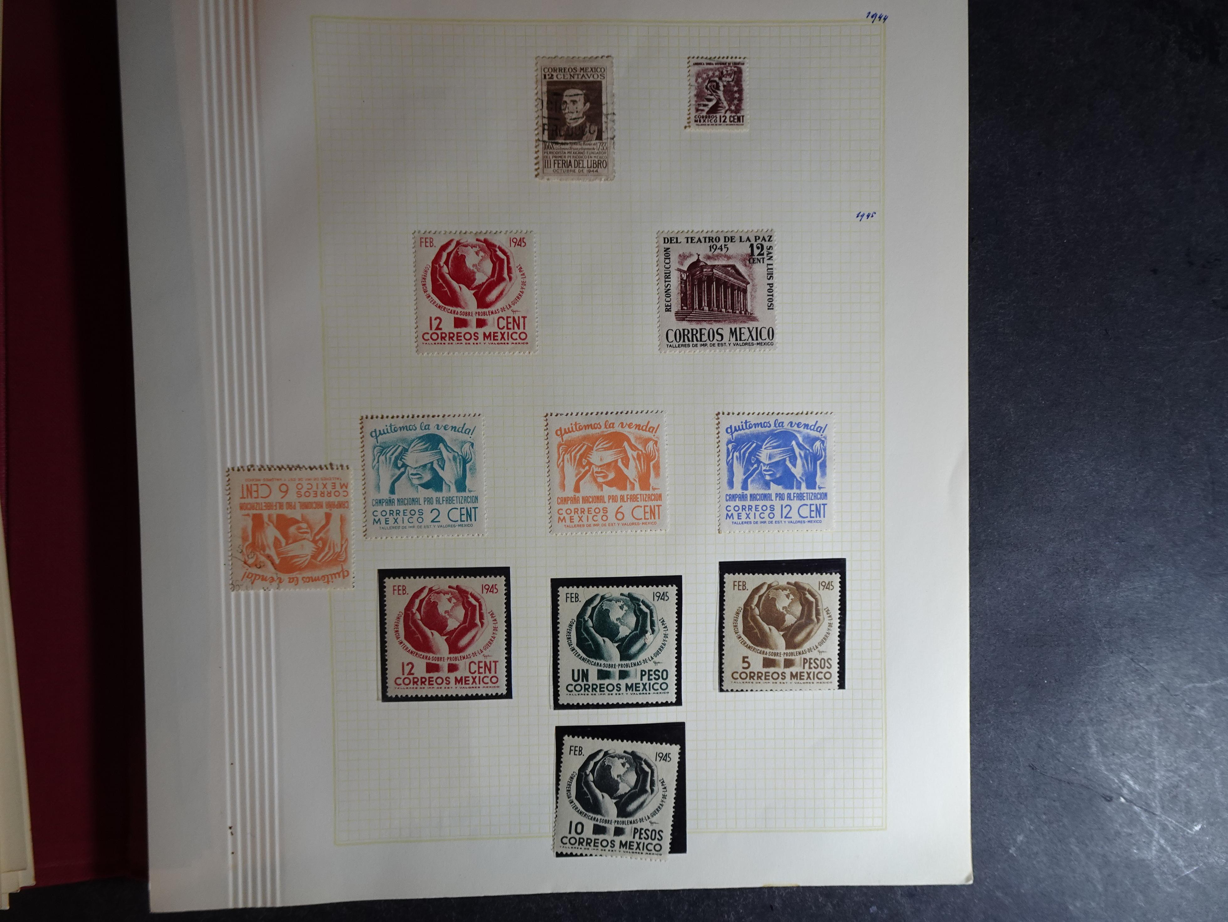 Collectie incl. doubletten op blanco bladen vanaf klassiek. 26