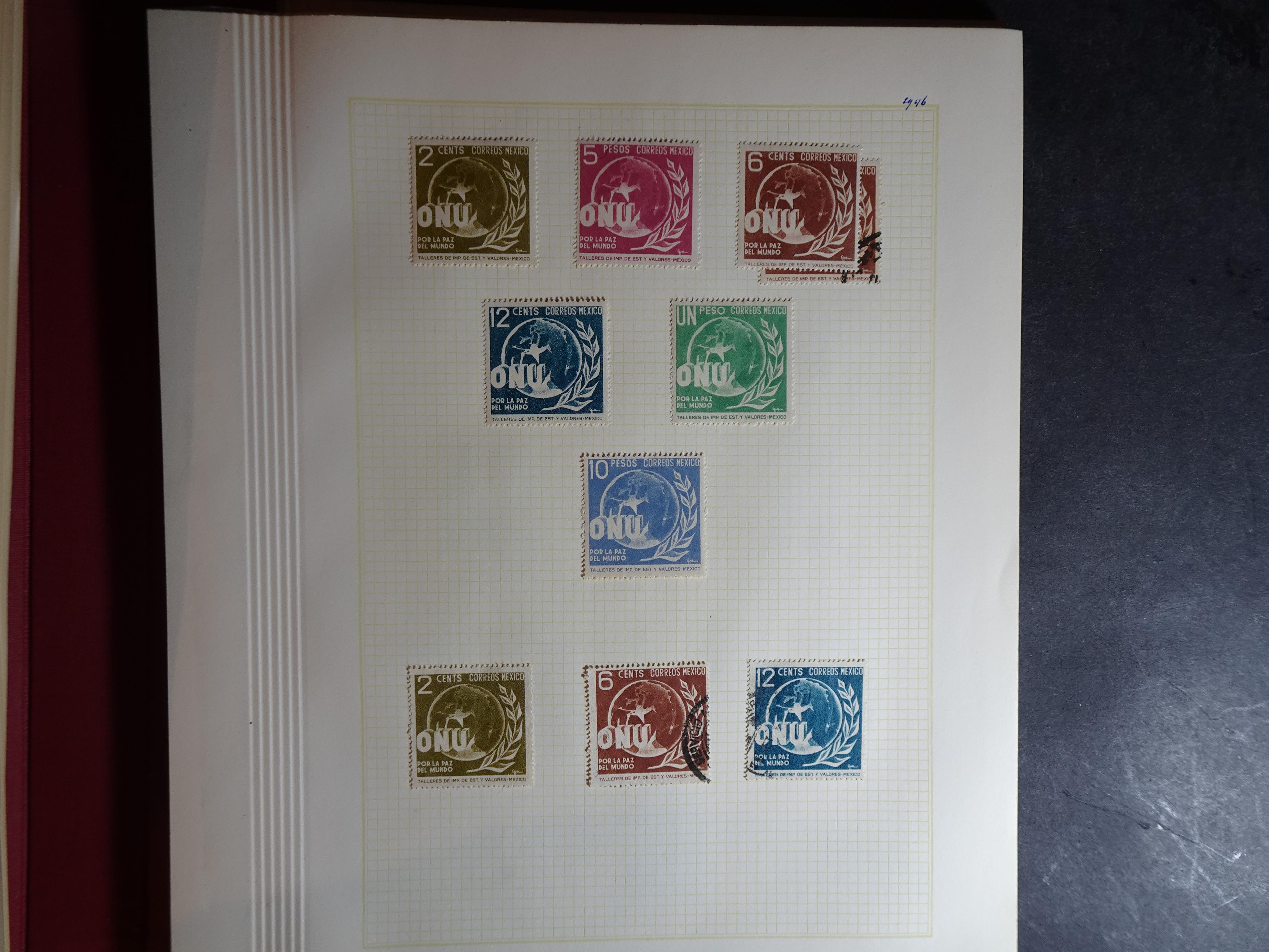 Collectie incl. doubletten op blanco bladen vanaf klassiek. 27