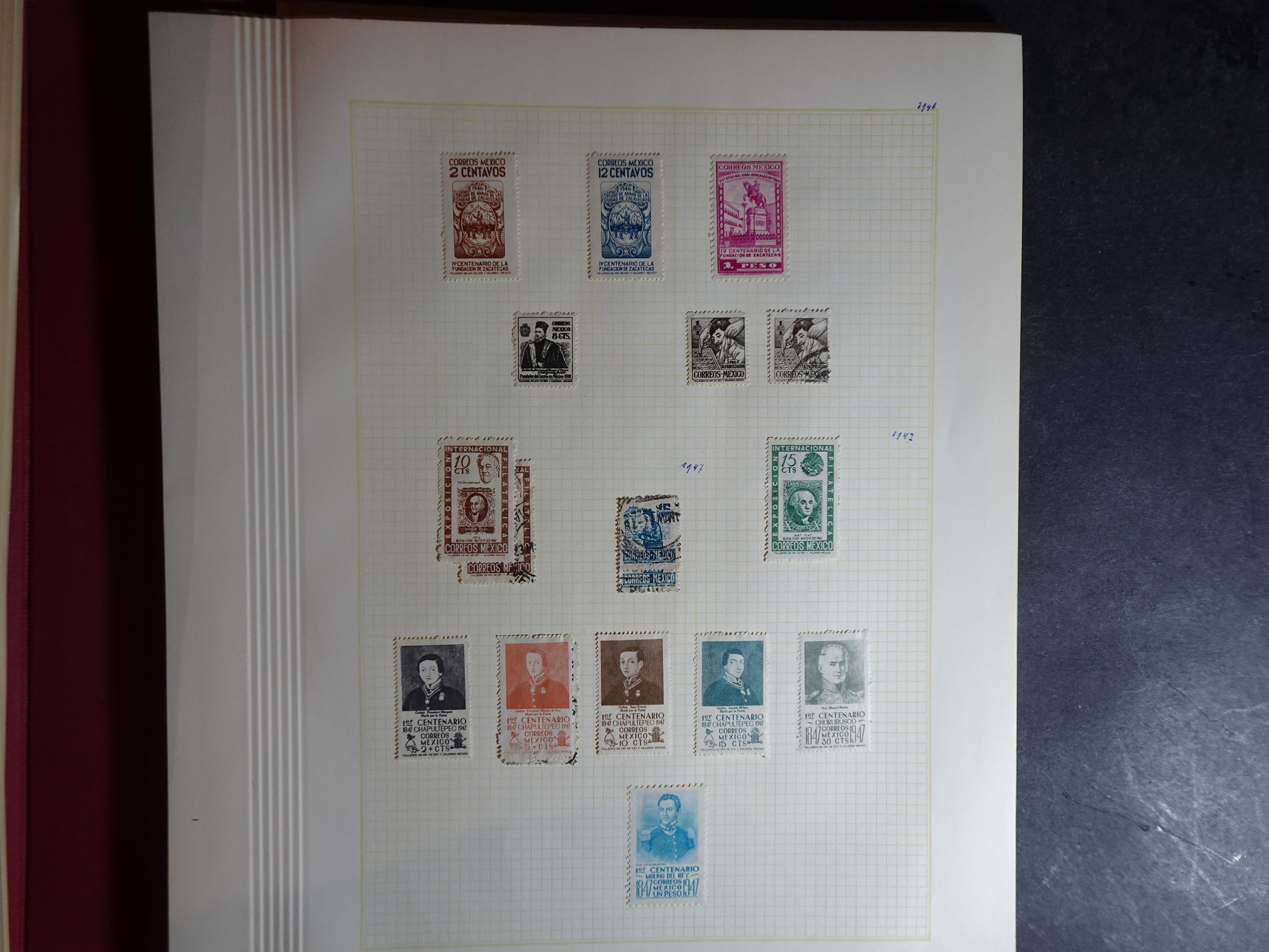 Collectie incl. doubletten op blanco bladen vanaf klassiek. 28