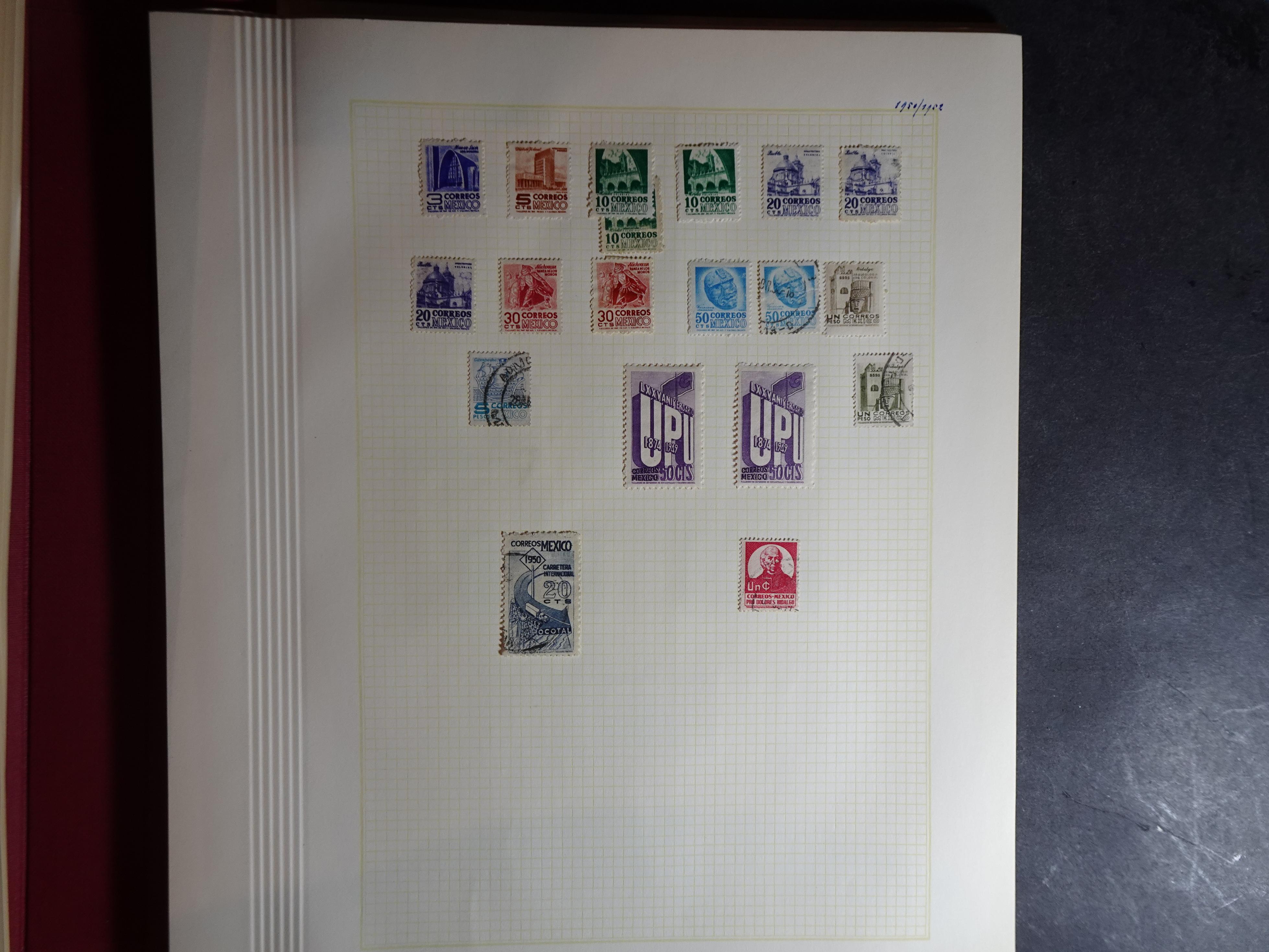 Collectie incl. doubletten op blanco bladen vanaf klassiek. 29