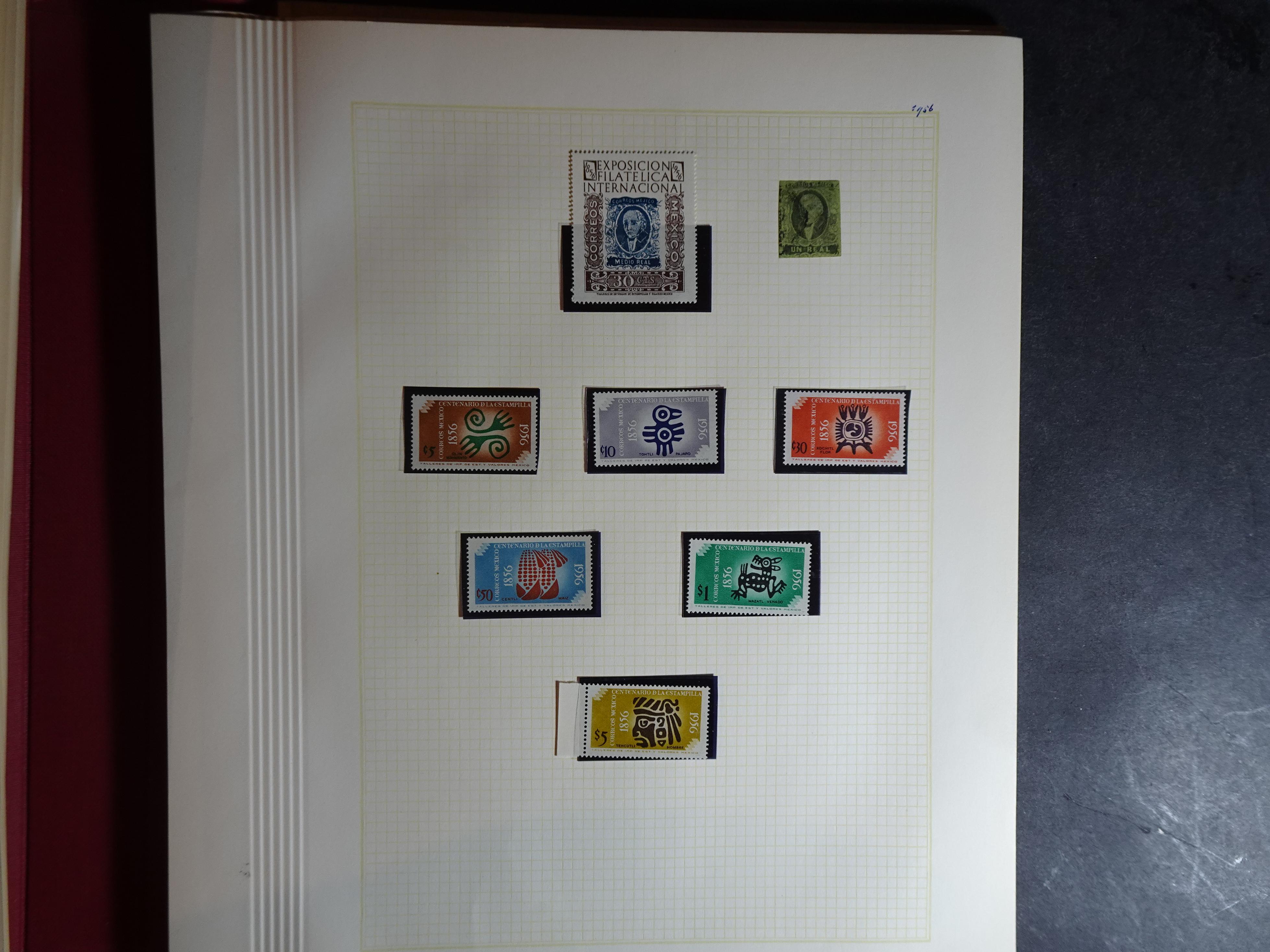 Collectie incl. doubletten op blanco bladen vanaf klassiek. 30