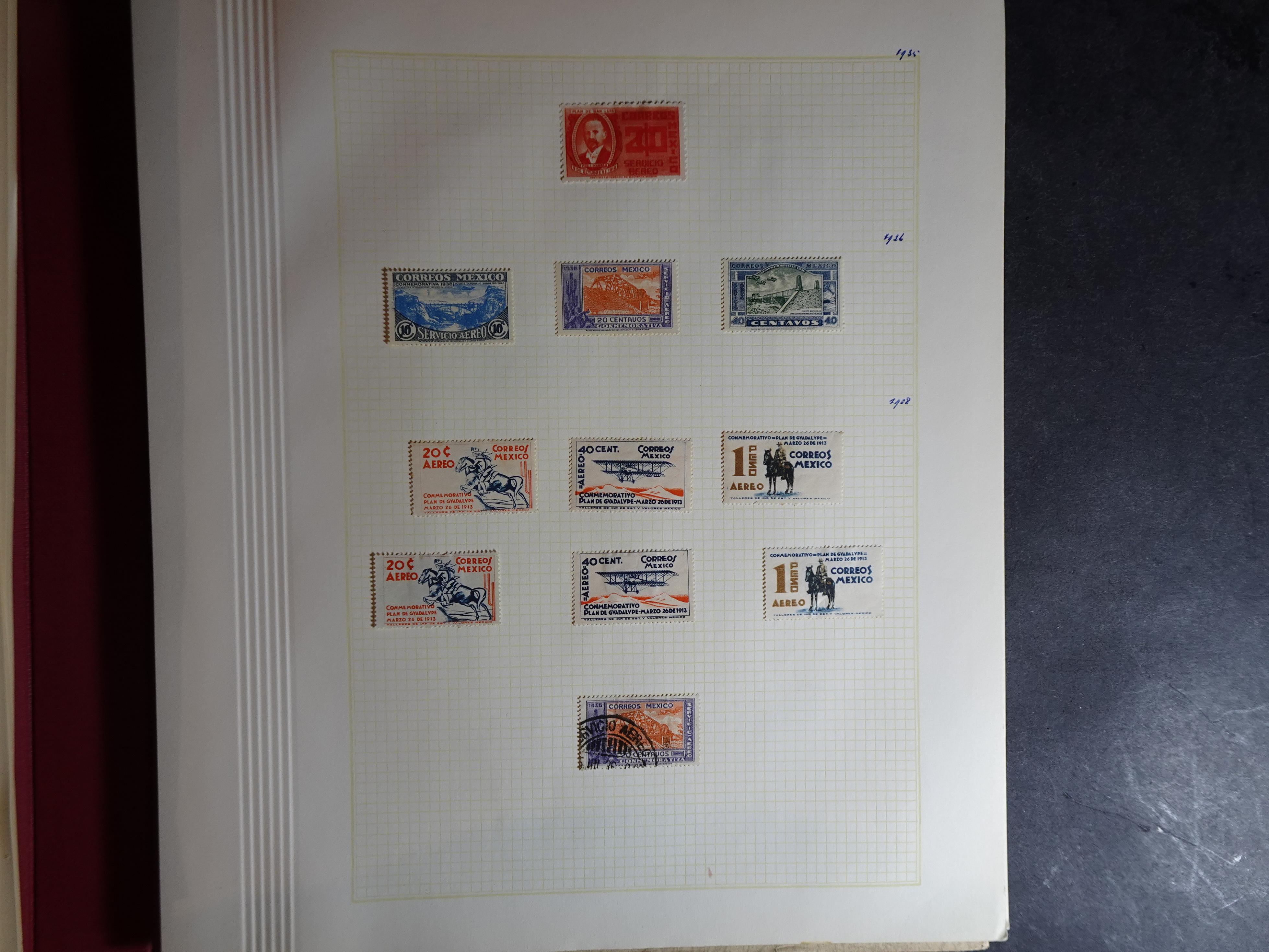 Collectie incl. doubletten op blanco bladen vanaf klassiek. 38