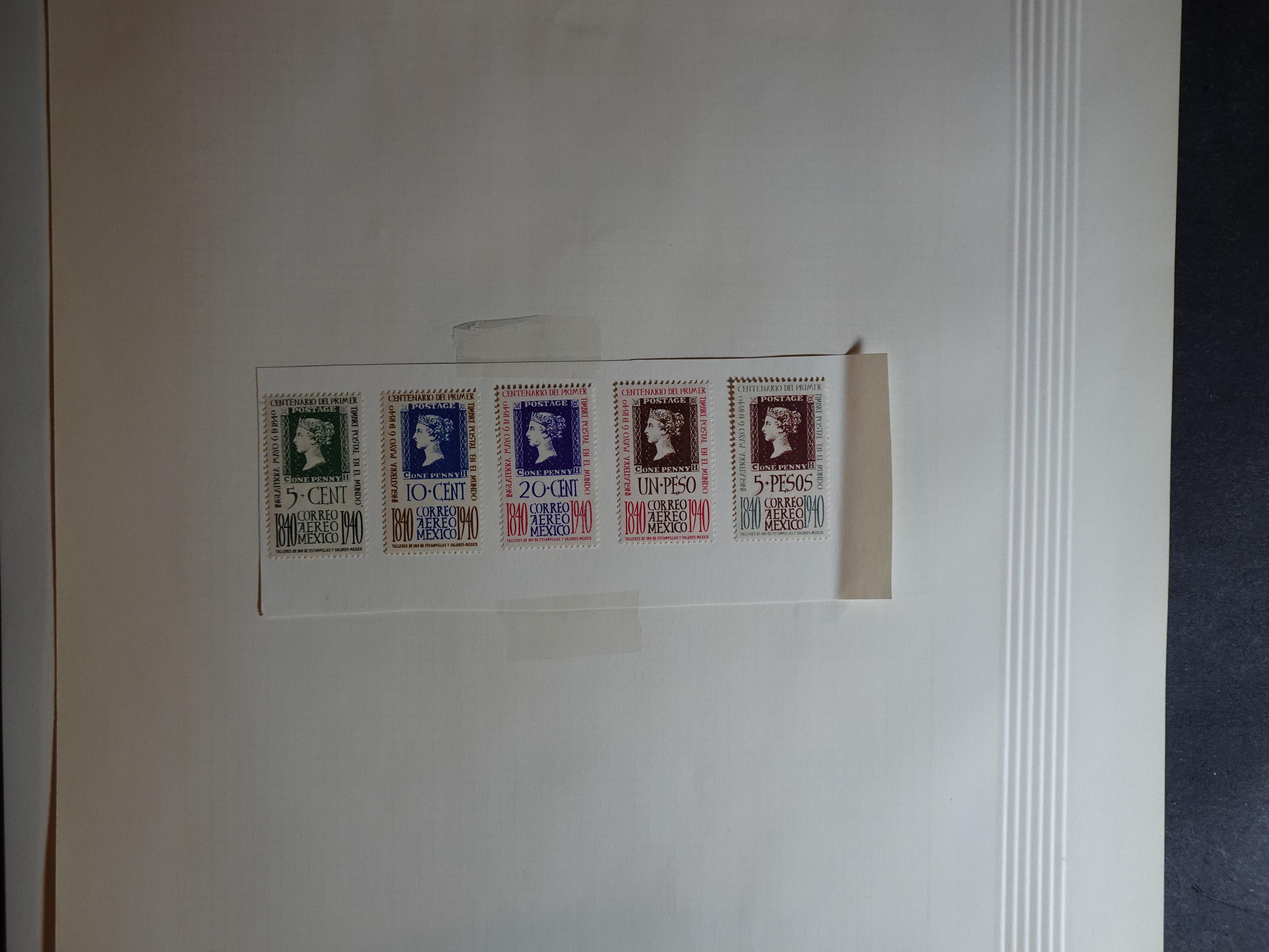 Collectie incl. doubletten op blanco bladen vanaf klassiek. 40