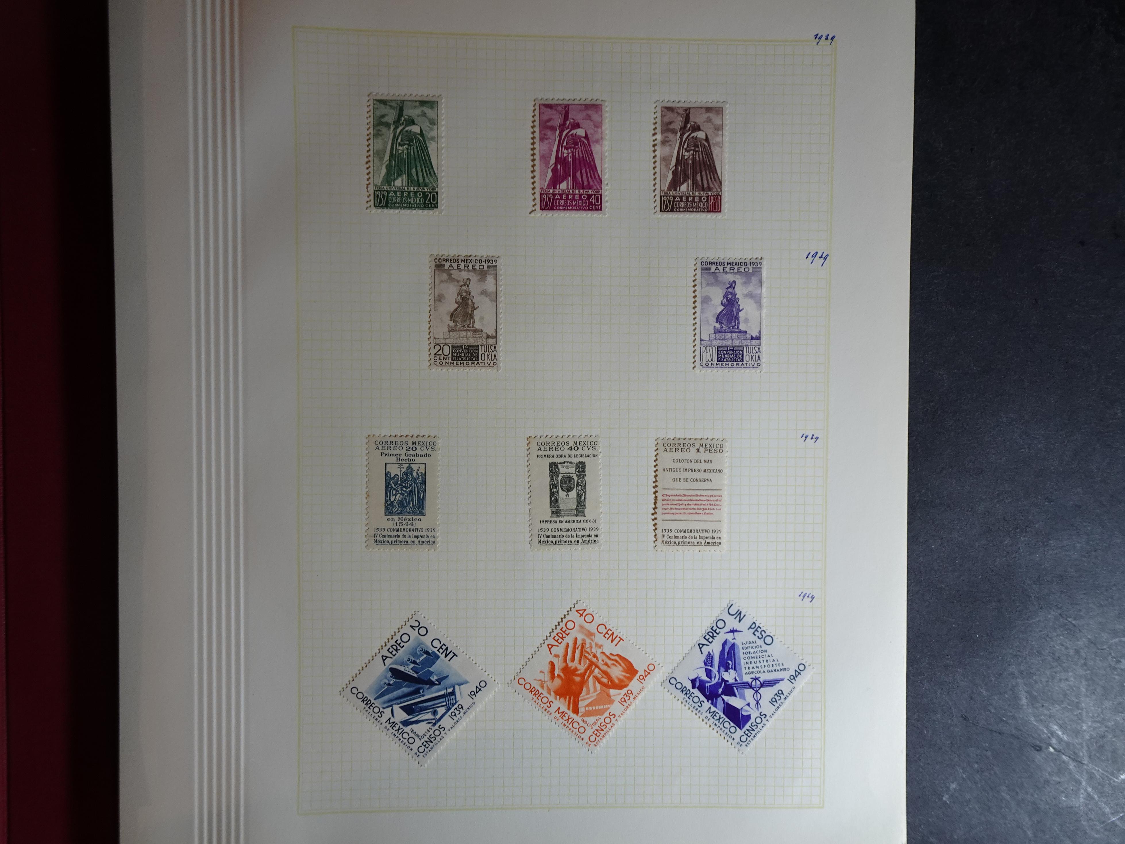 Collectie incl. doubletten op blanco bladen vanaf klassiek. 42