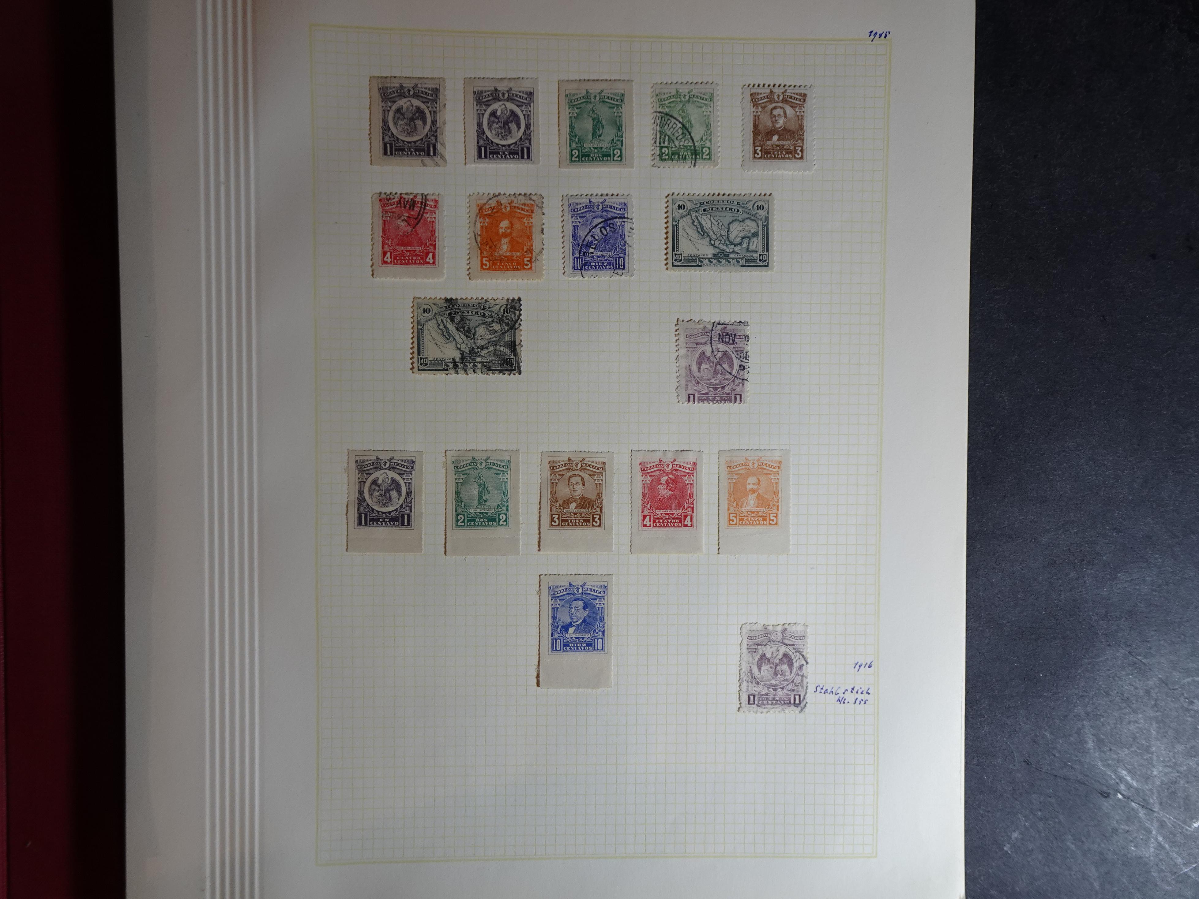 Collectie incl. doubletten op blanco bladen vanaf klassiek. 43