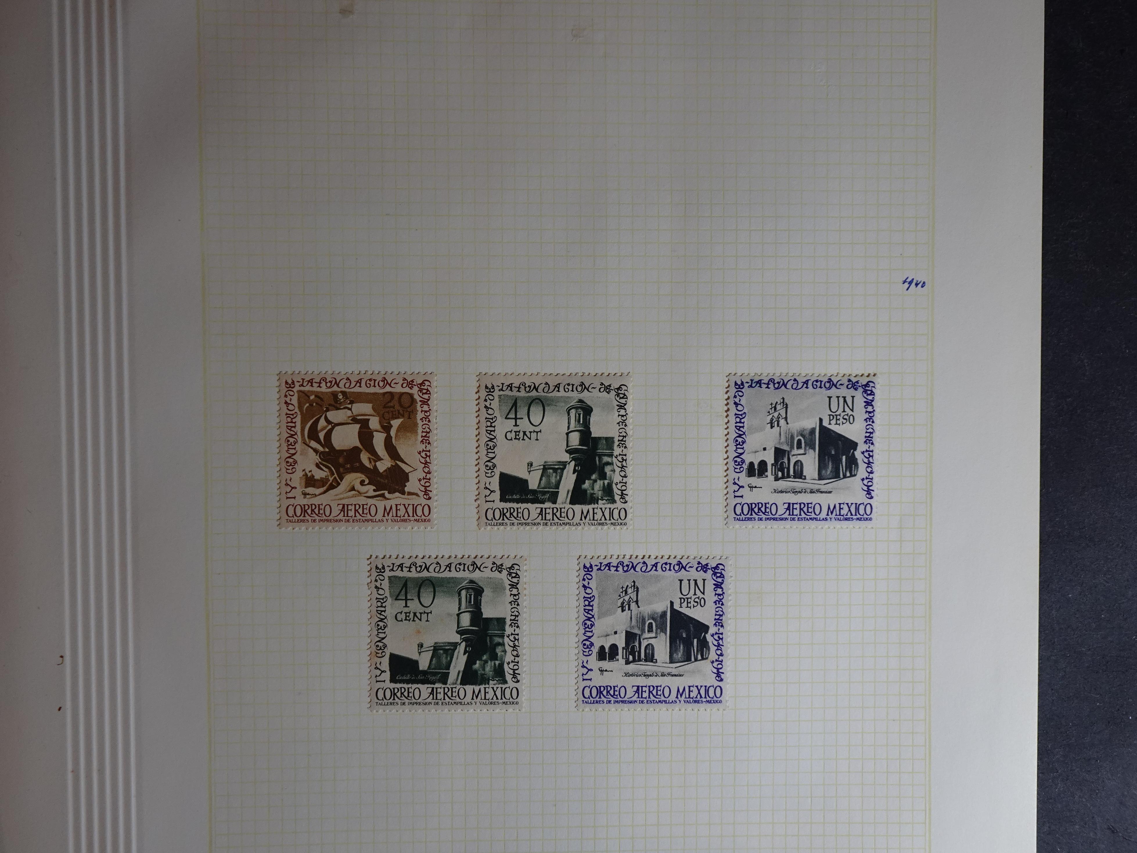 Collectie incl. doubletten op blanco bladen vanaf klassiek. 45