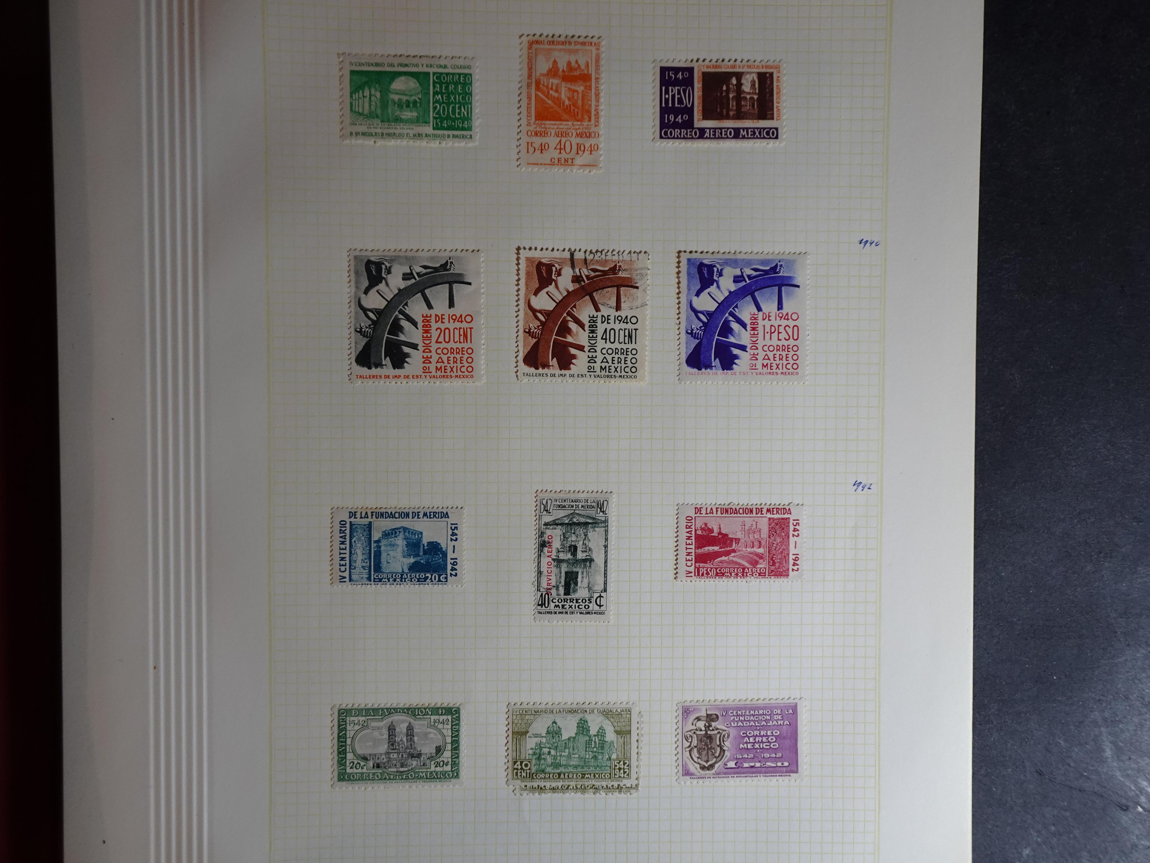 Collectie incl. doubletten op blanco bladen vanaf klassiek. 46