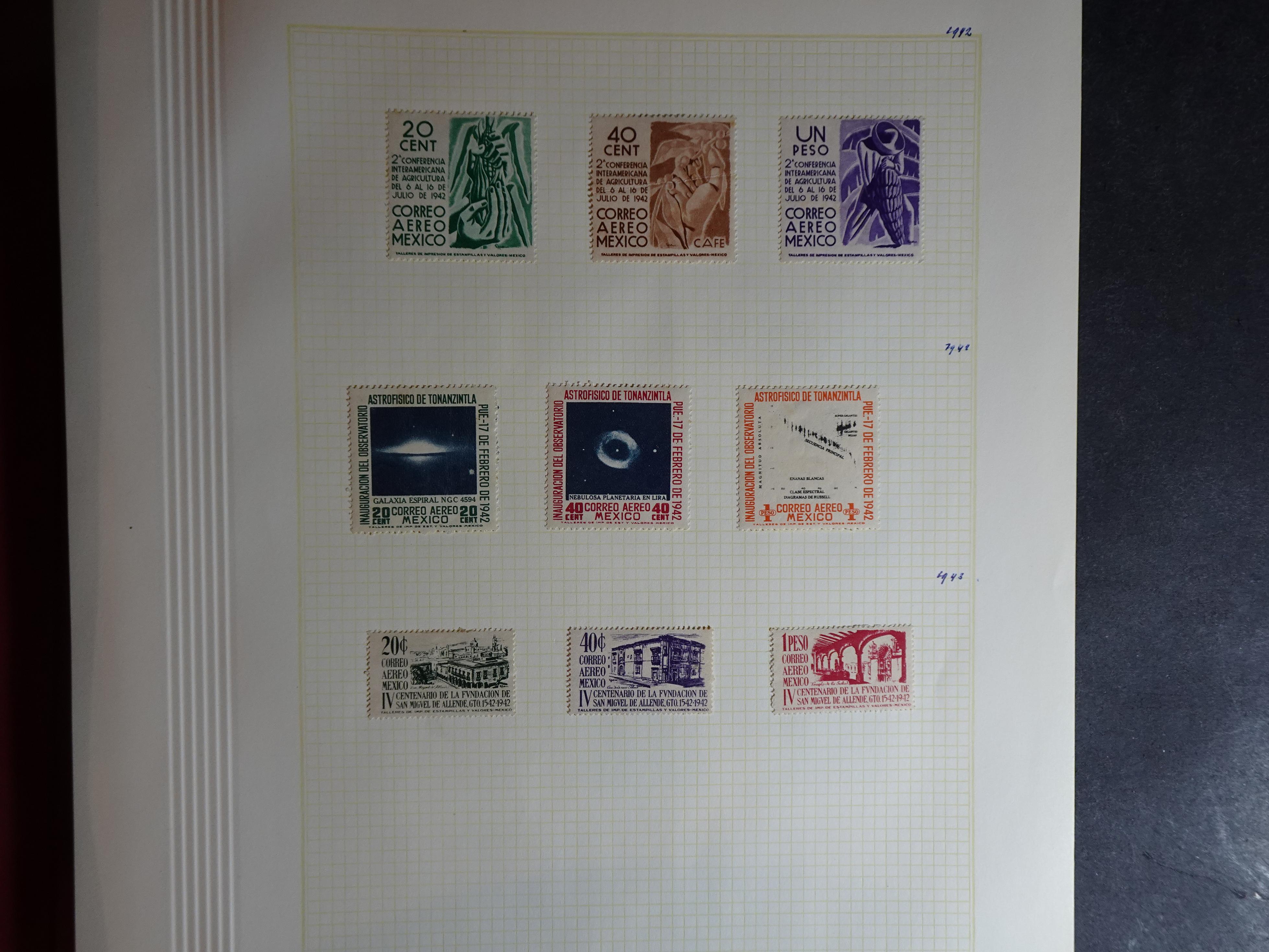 Collectie incl. doubletten op blanco bladen vanaf klassiek. 47