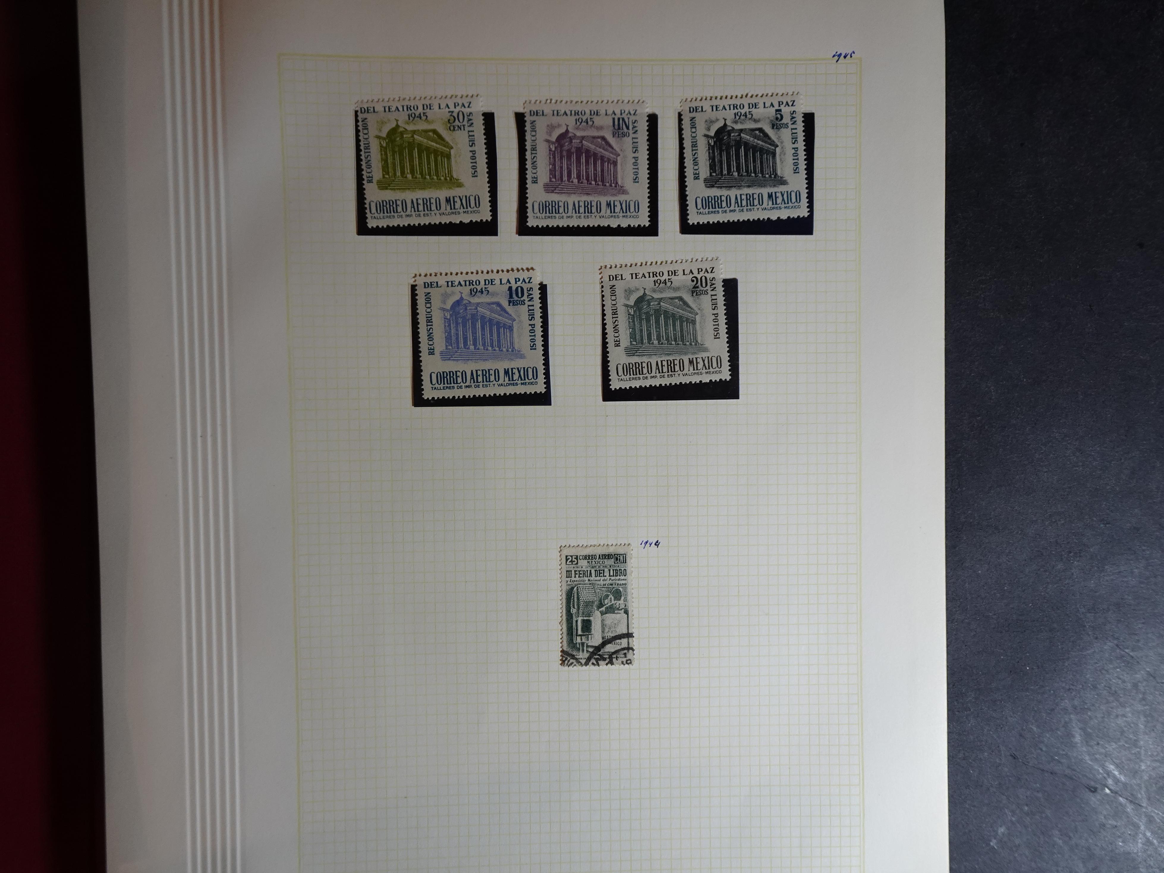 Collectie incl. doubletten op blanco bladen vanaf klassiek. 49