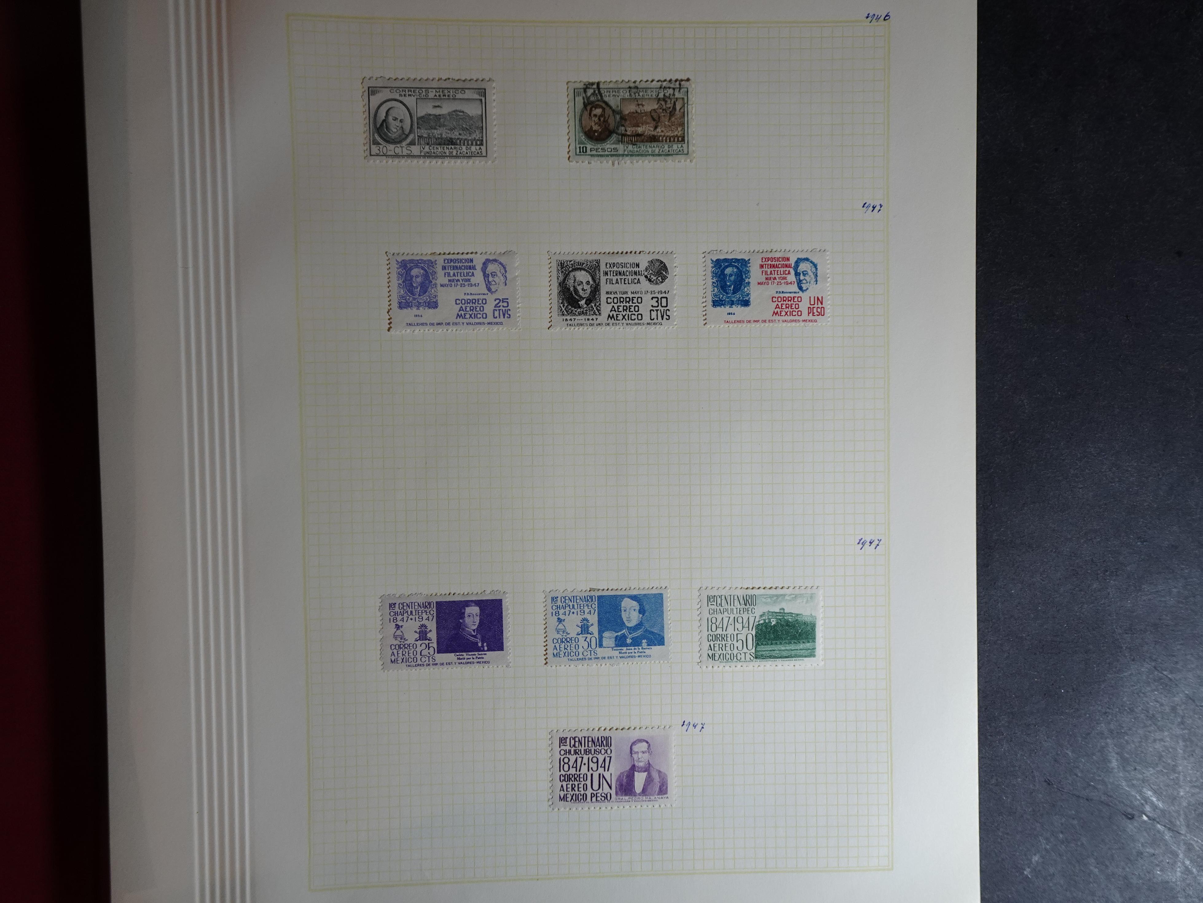 Collectie incl. doubletten op blanco bladen vanaf klassiek. 52