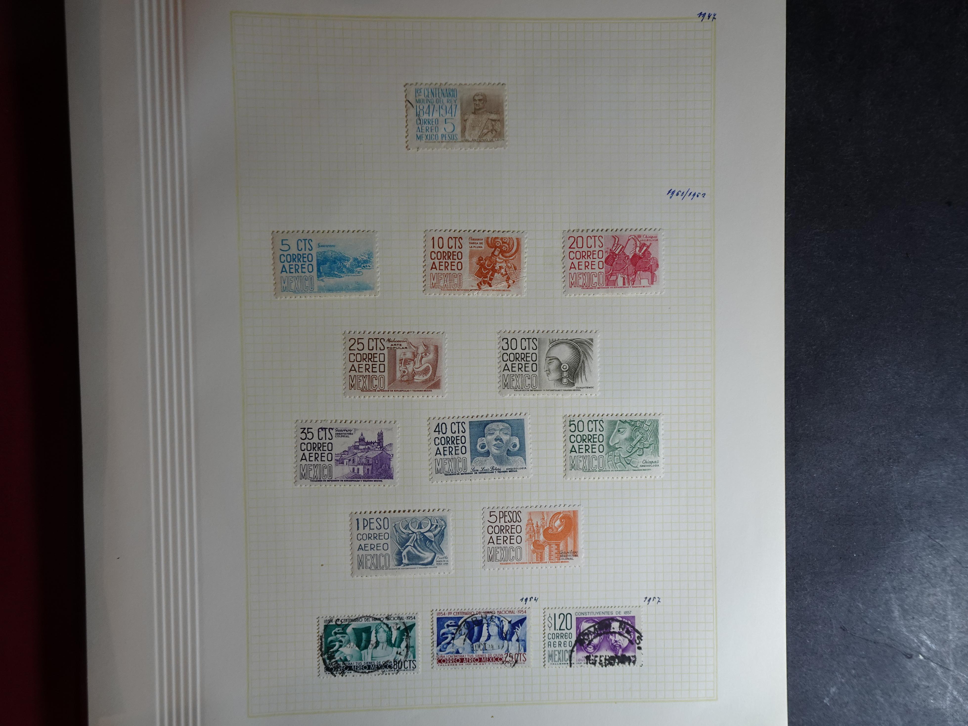 Collectie incl. doubletten op blanco bladen vanaf klassiek. 53