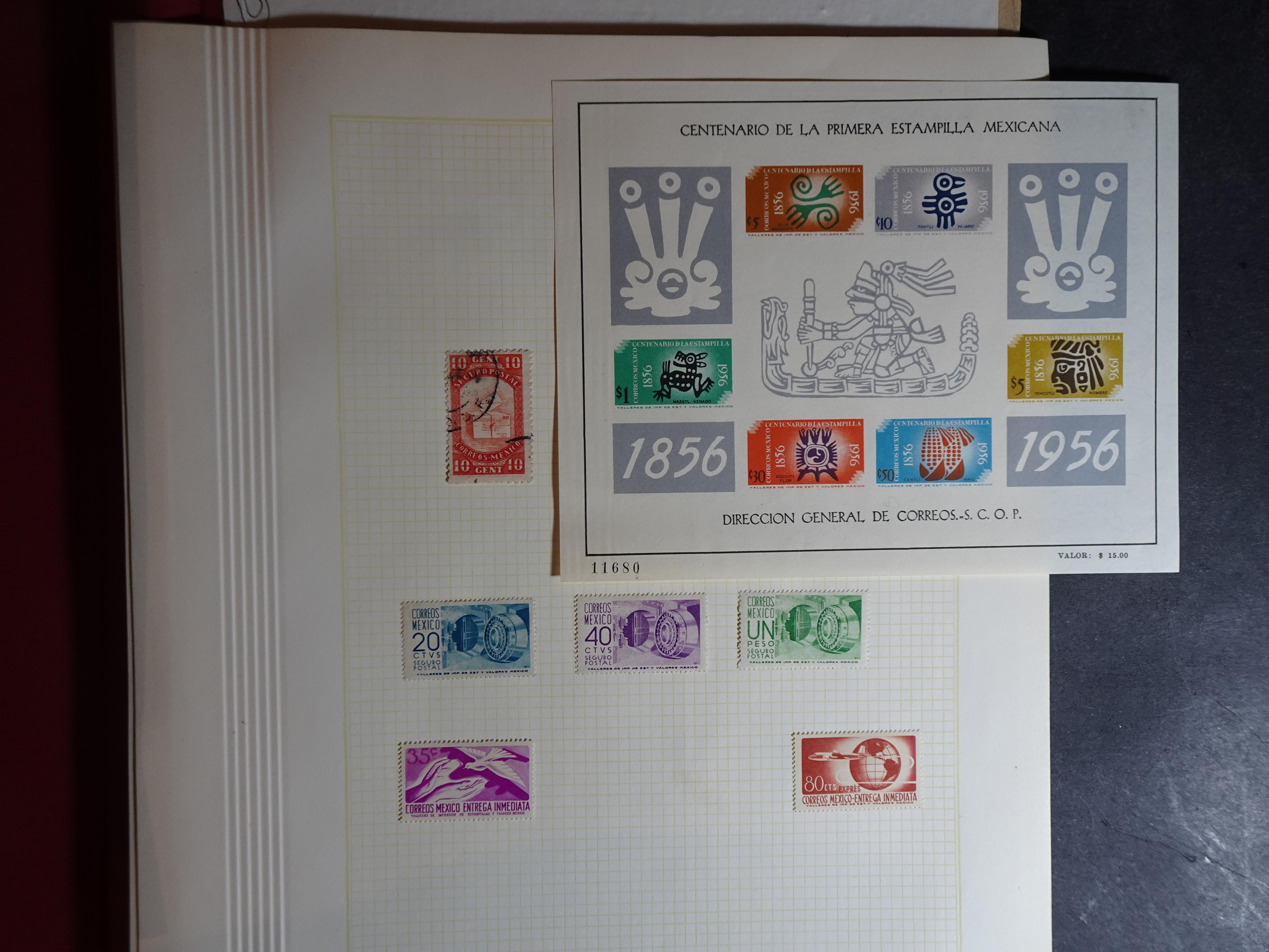 Collectie incl. doubletten op blanco bladen vanaf klassiek. 56