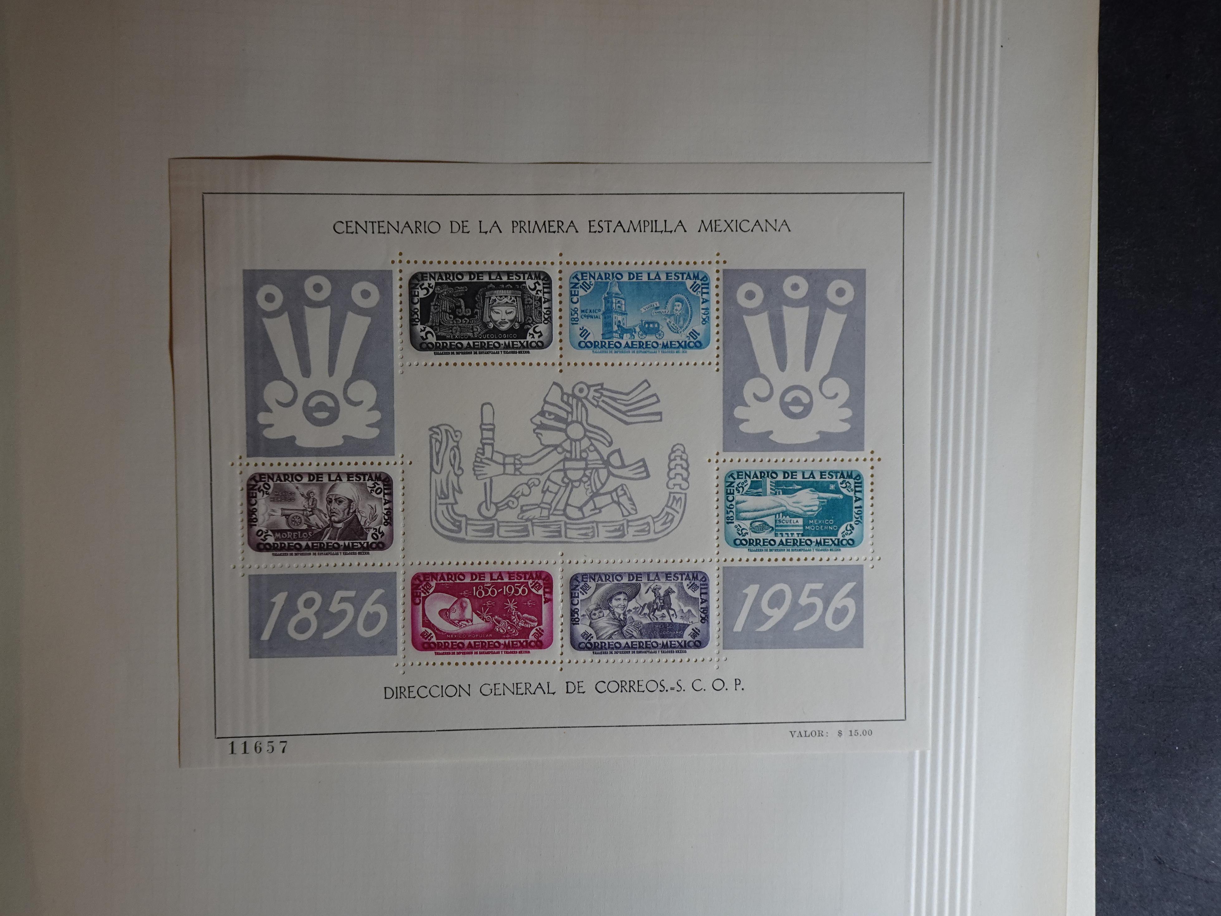 Collectie incl. doubletten op blanco bladen vanaf klassiek. 57